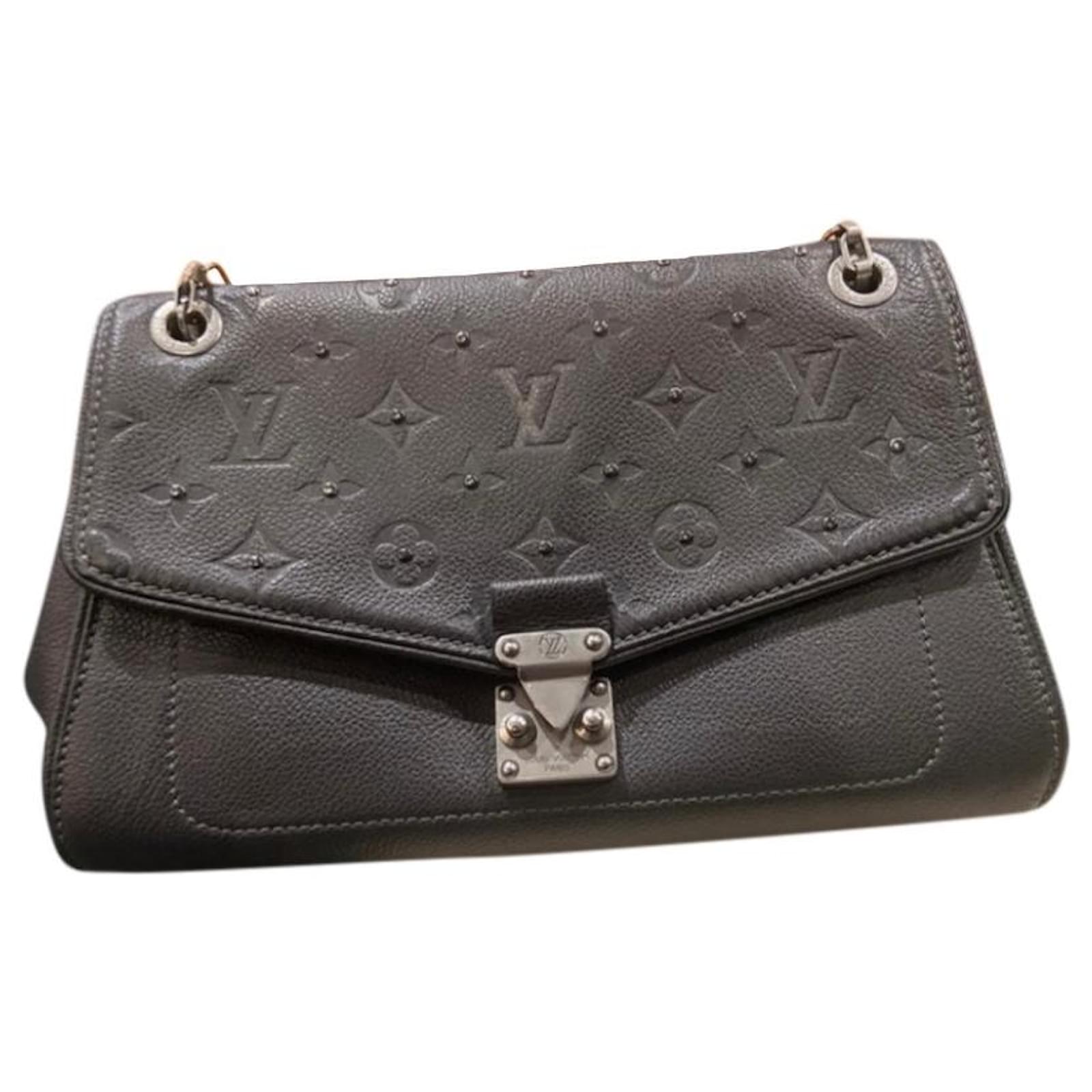 Louis Vuitton Saint Germain PM Grey Leather ref.671508 - Joli Closet
