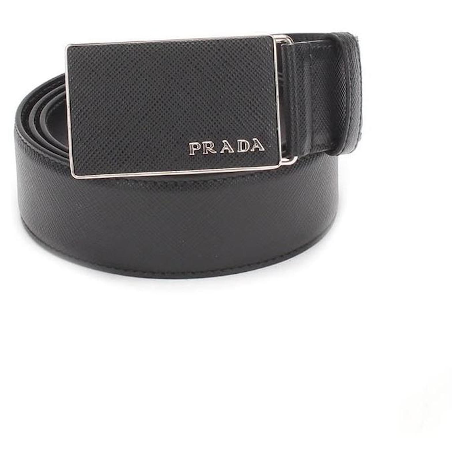 ベルト Prada Cintura In Pelle City Con Logo Prada Cintura In Pelle Con Logo (PRADA/ベルト) CINTURA IN