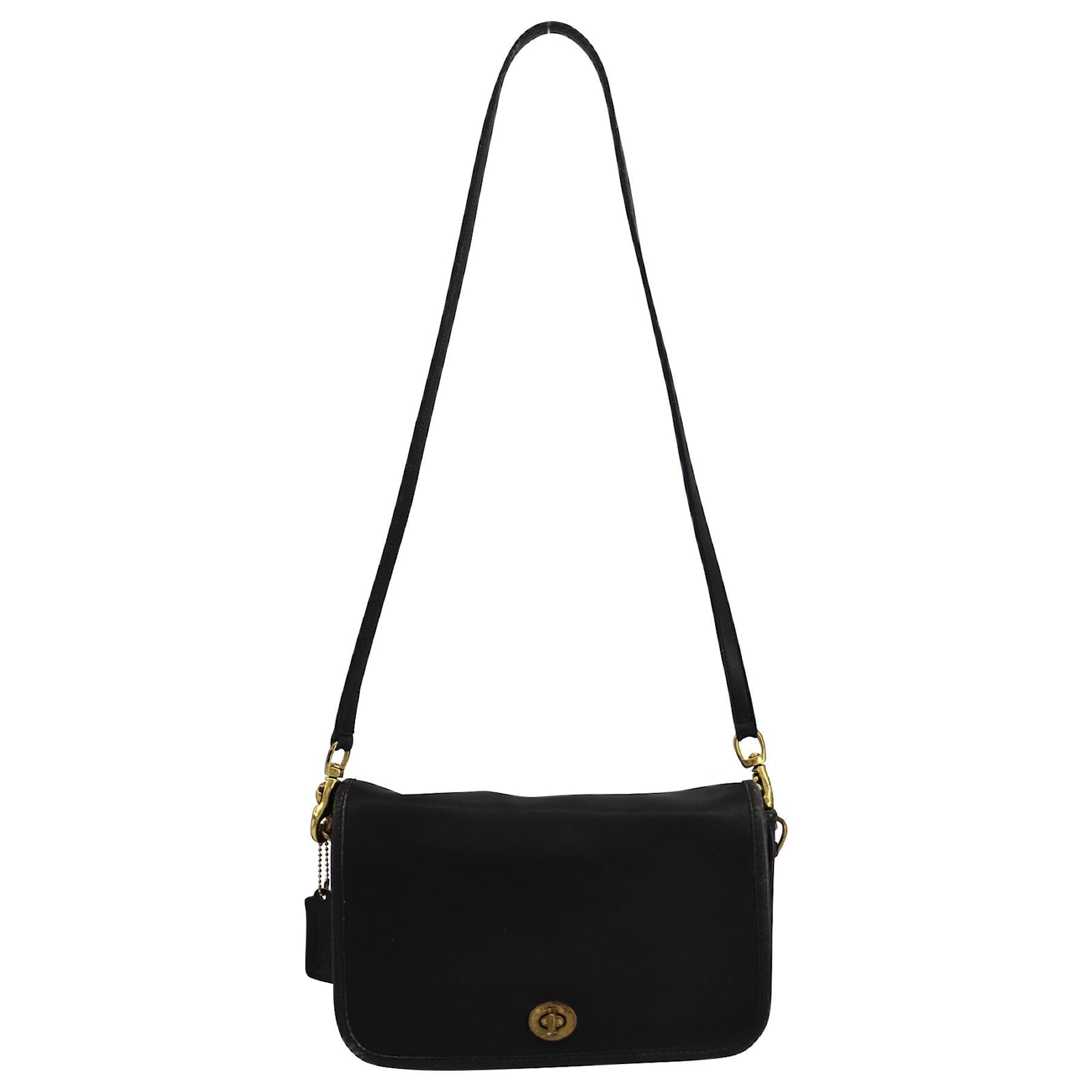 Bolso coach negro discount bandolera