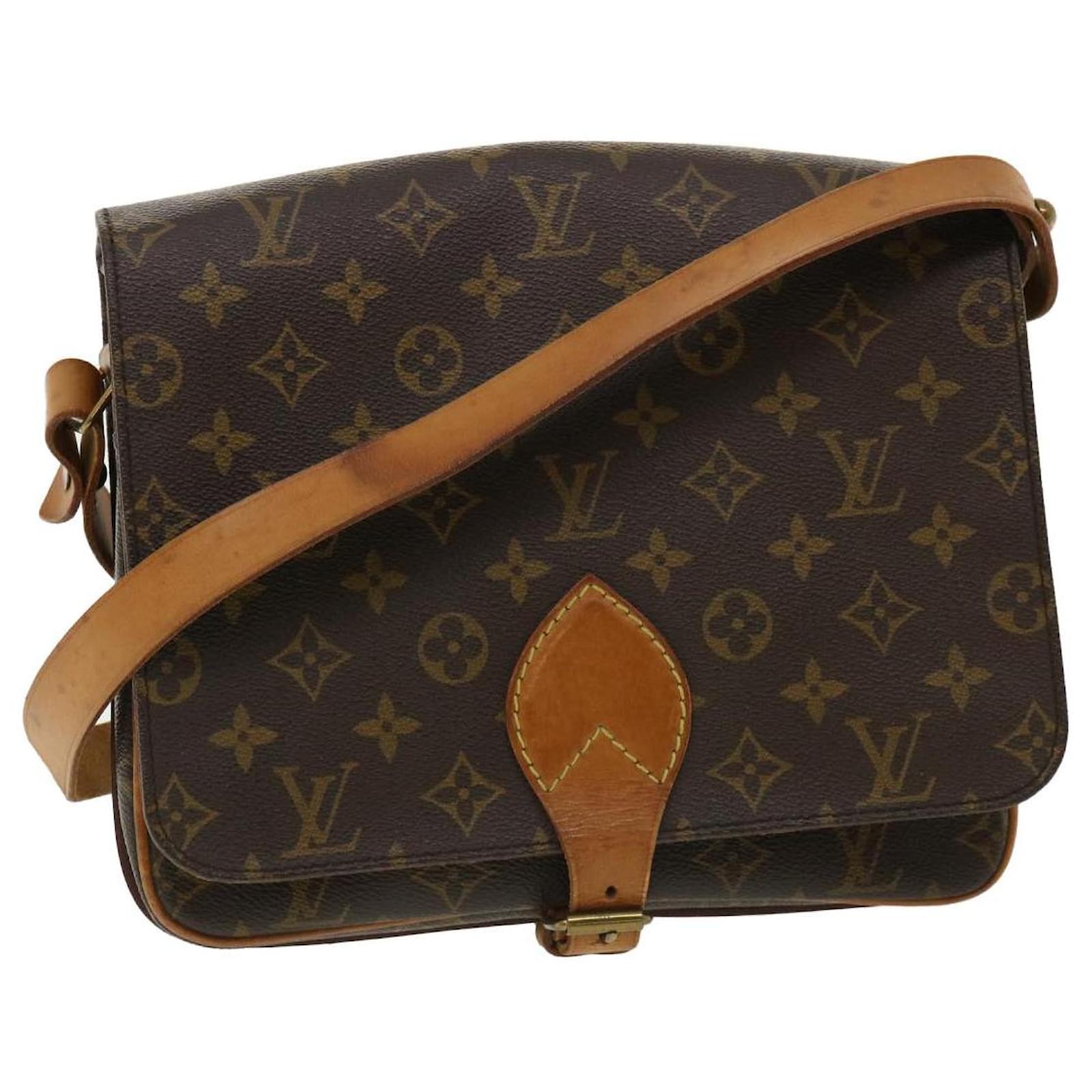 Cartouchiere Louis Vuitton Cartouchière Brown Cloth ref.744449 - Joli Closet