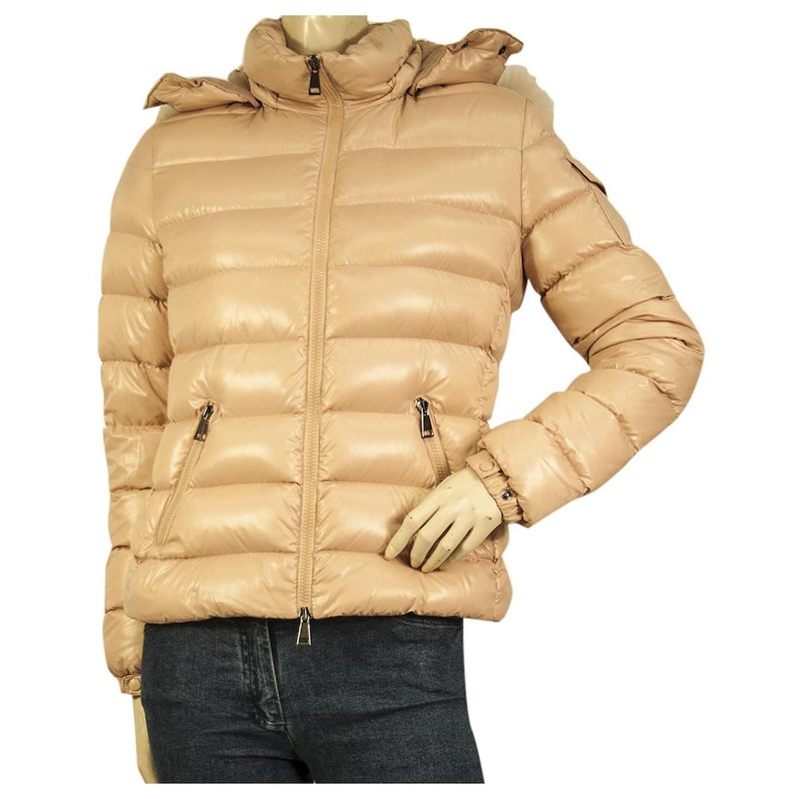 MONCLER BADYFUR Giubbotto soft pink puffer lightweight down feather ...