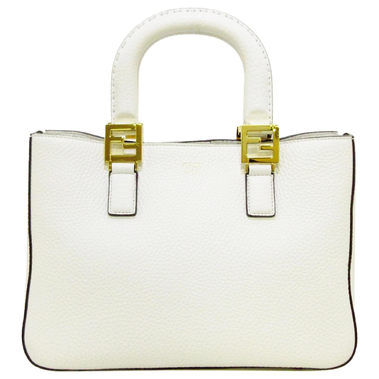 fendi white small bag