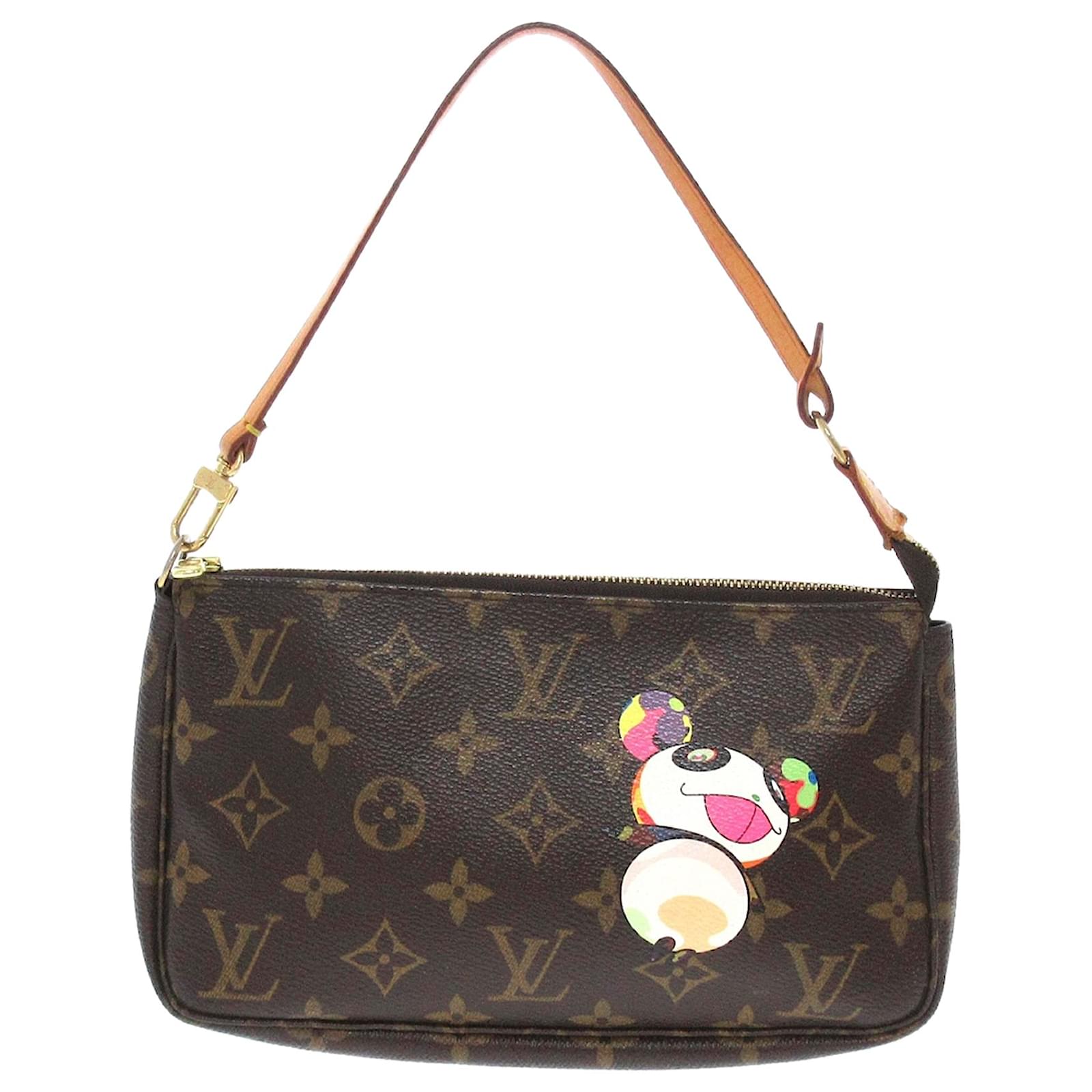 Louis Vuitton Monogram Panda Pochette Accessoires - Brown Handle Bags,  Handbags - LOU720472