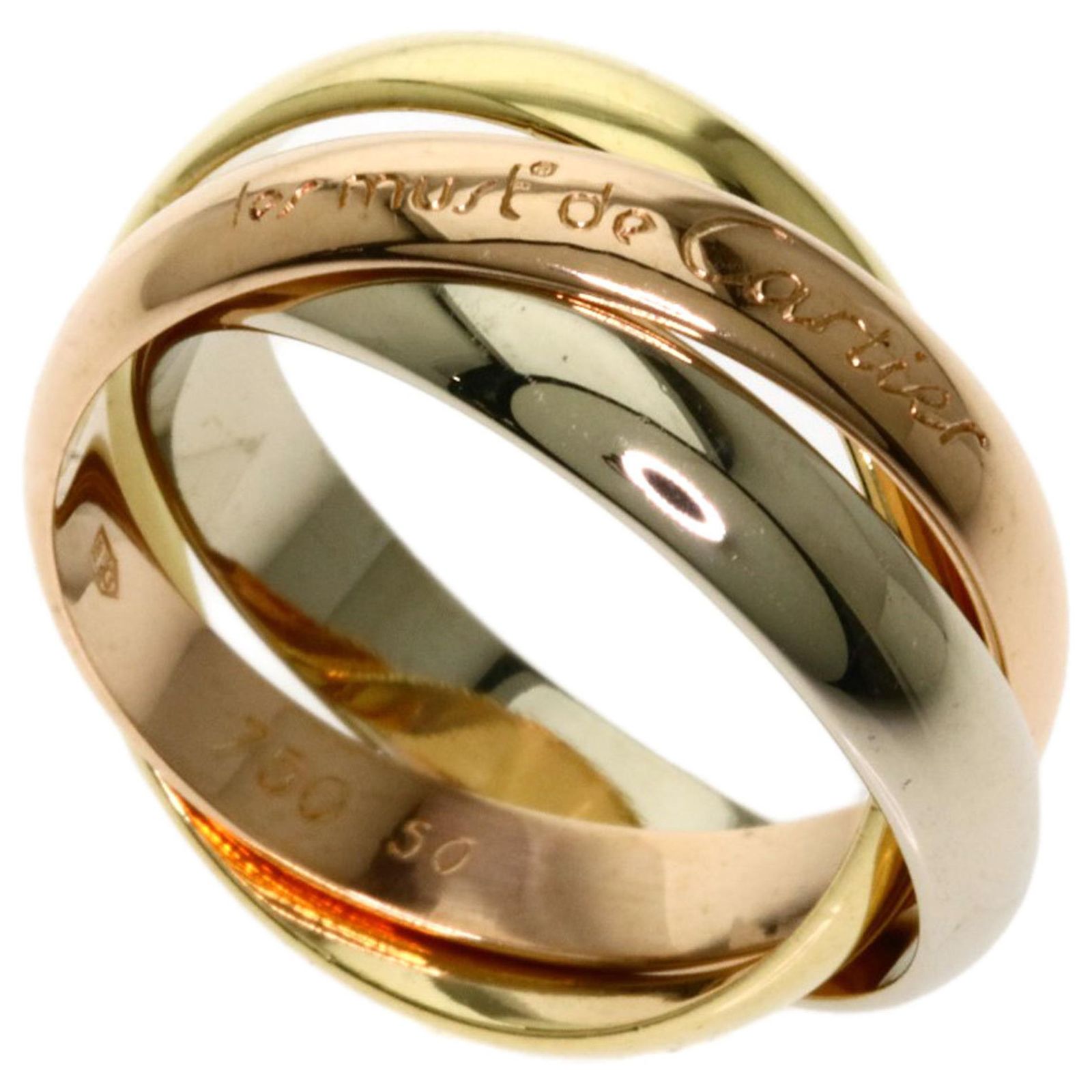 Love Cartier Trinity Golden Pink gold ref.673301 - Joli Closet