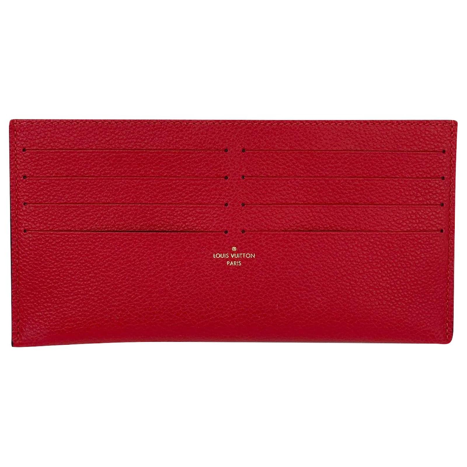 Louis Vuitton Pochette Felicie Card Holder Insert Red
