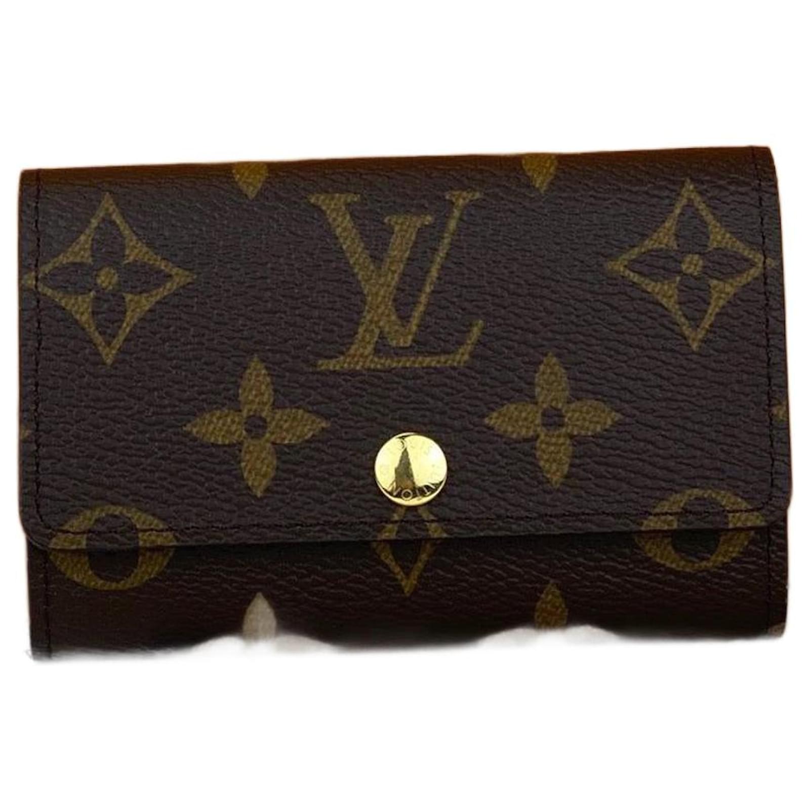 Louis Vuitton 6 Key Holder Monogram Brown Canvas M62630 Key Chain