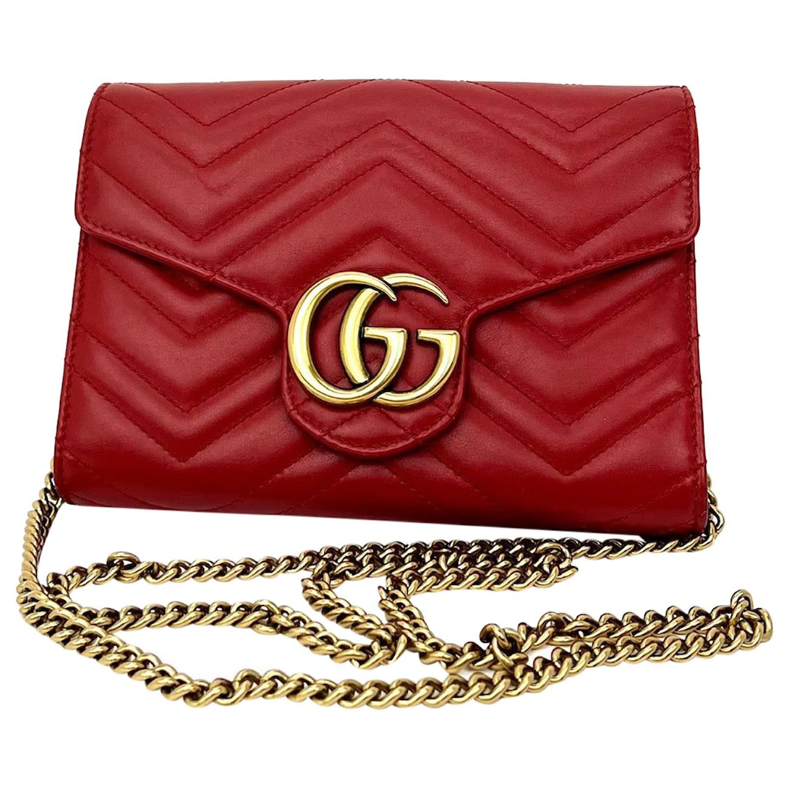 Pre-owned Gucci GG Marmont Matelasse Small Shoulder Bag