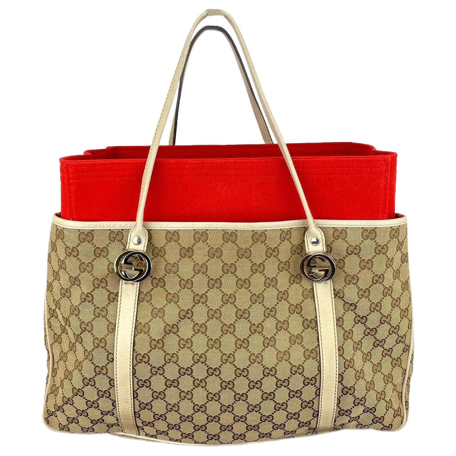 Gucci monogram large outlet tote