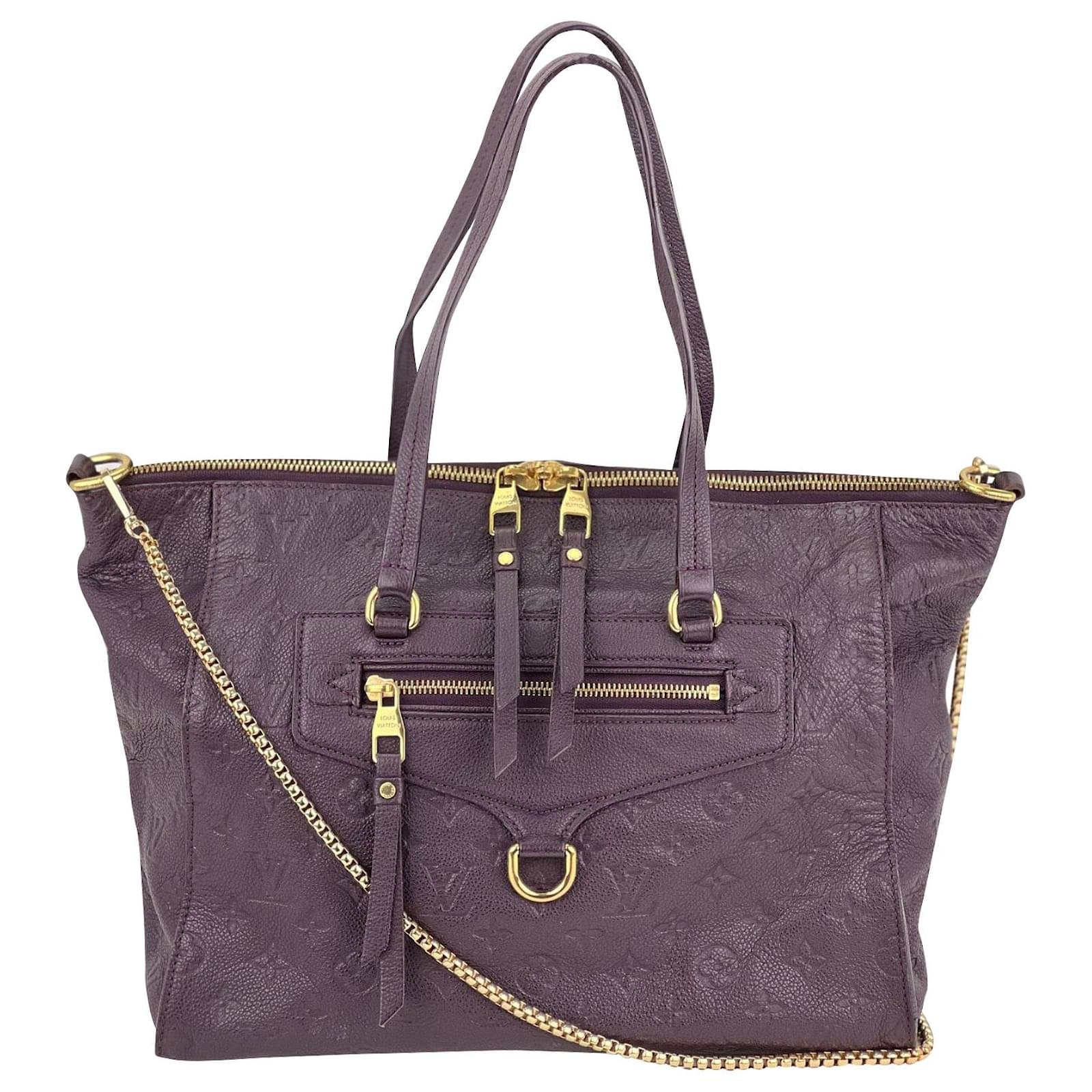 Louis Vuitton Louis Vuitton Handbag Lumineuse Monogram Empreinte Leather  Purple W/insert preowned, gmayer1