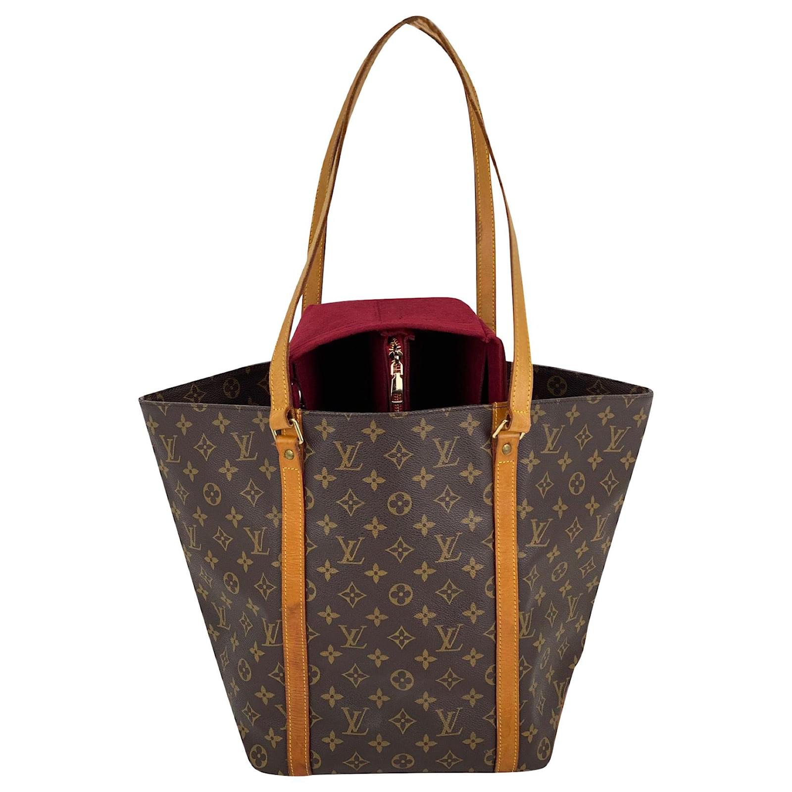 LOUIS VUITTON Sac Shopping Monogram Tote W/Added Insert Preowned