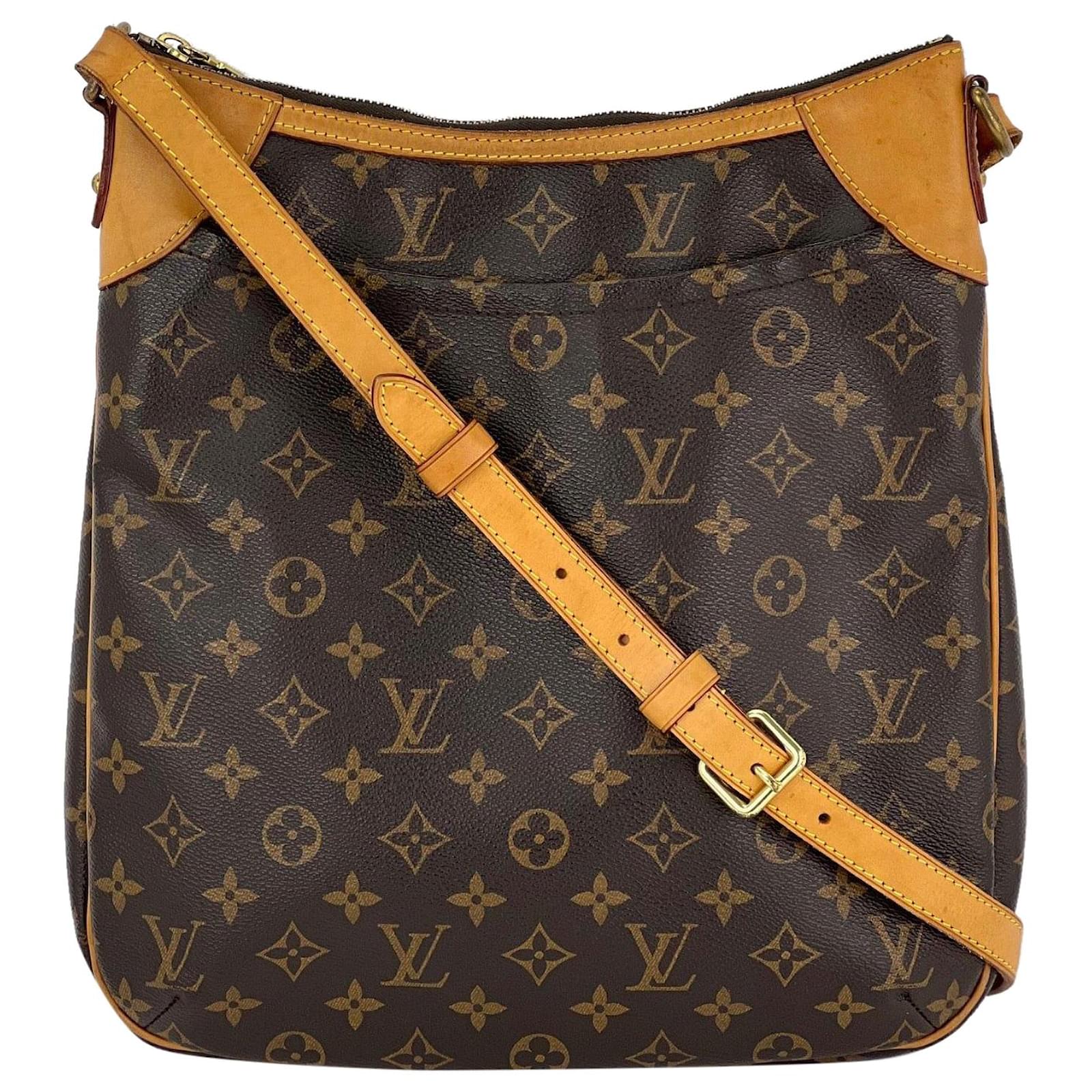 Louis Vuitton Odeon MM Monogram Canvas Handbag Crossbody Preowned
