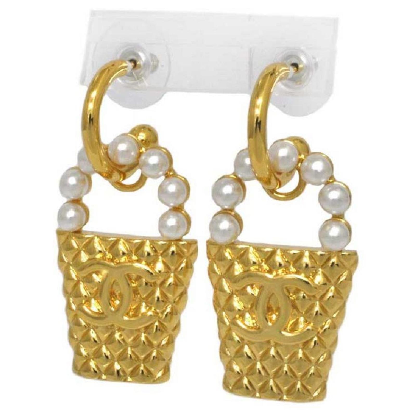 Chanel Strass CC Stud Earrings  Oliver Jewellery