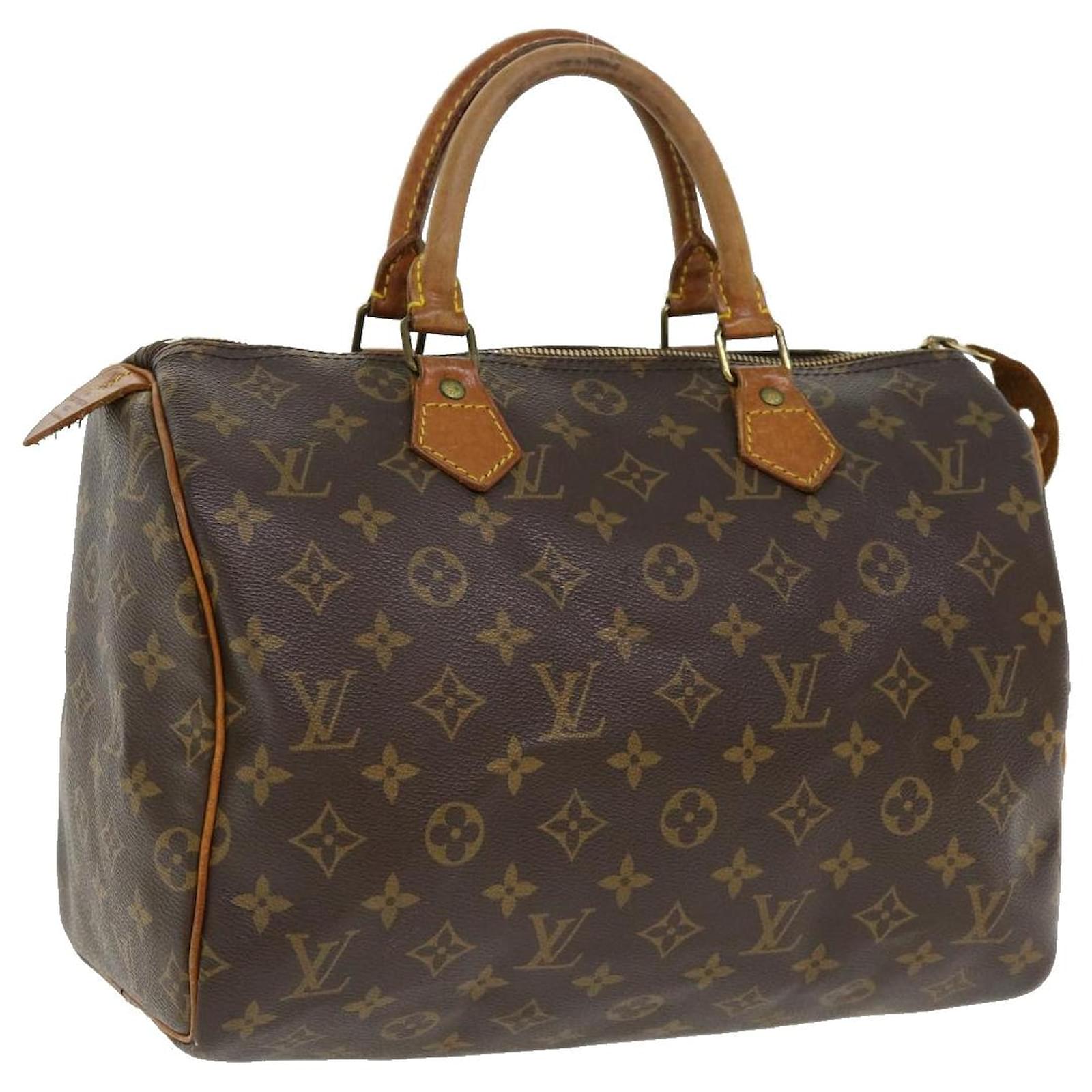 Louis Vuitton Monogram Speedy 30 Hand Bag M41526 LV Auth hs1268 Cloth  ref.675125 - Joli Closet