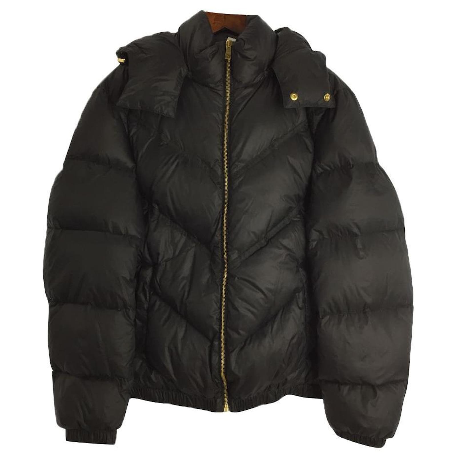 VERSACE Black Down Jacket Nylon ref.675306 - Joli Closet