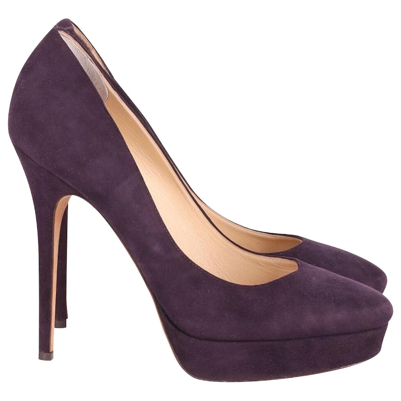 Jimmy Choo Cosmic Pumps in Purple Suede ref.675582 Joli Closet