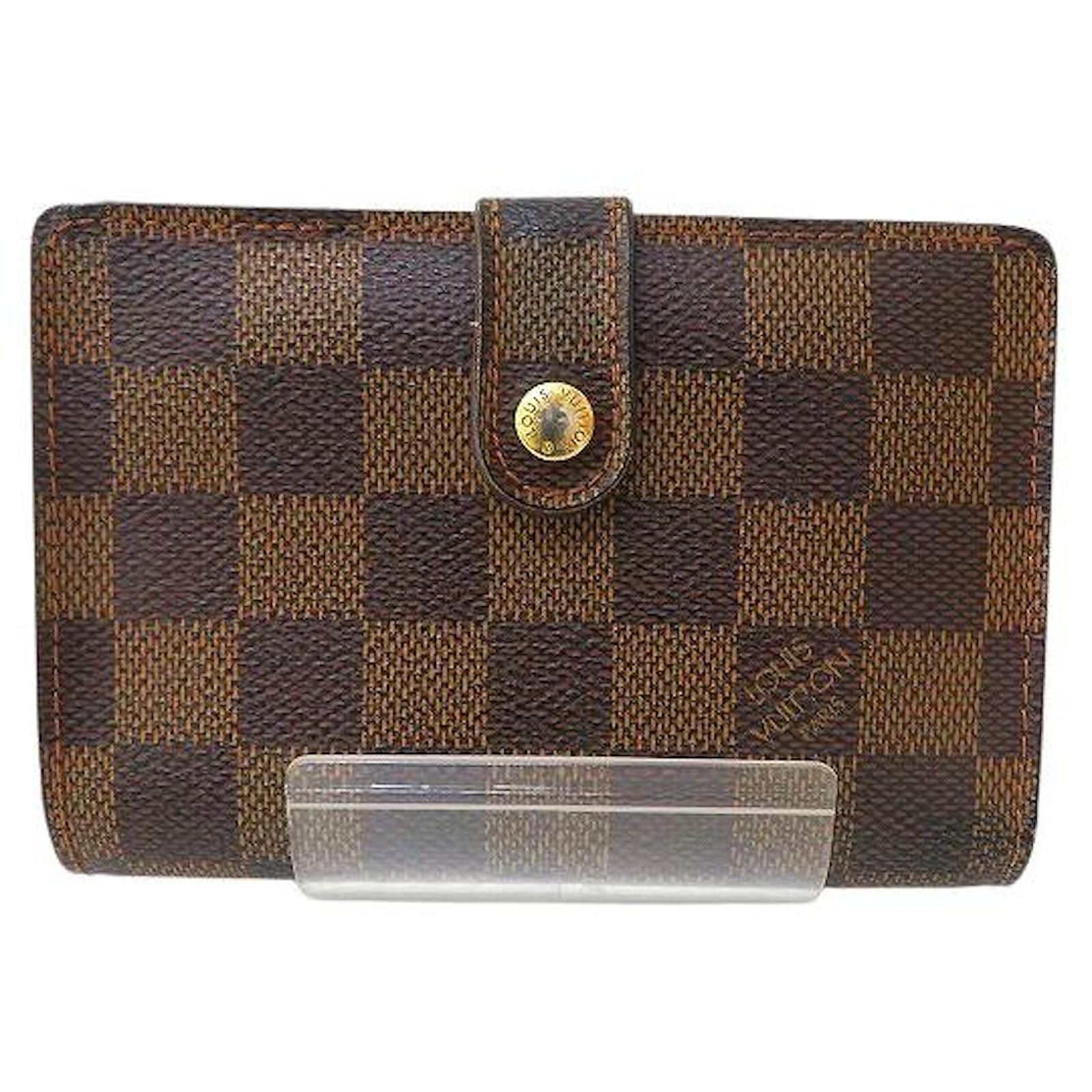 Louis Vuitton Portefeuille viennois Brown Cloth ref.711624 - Joli