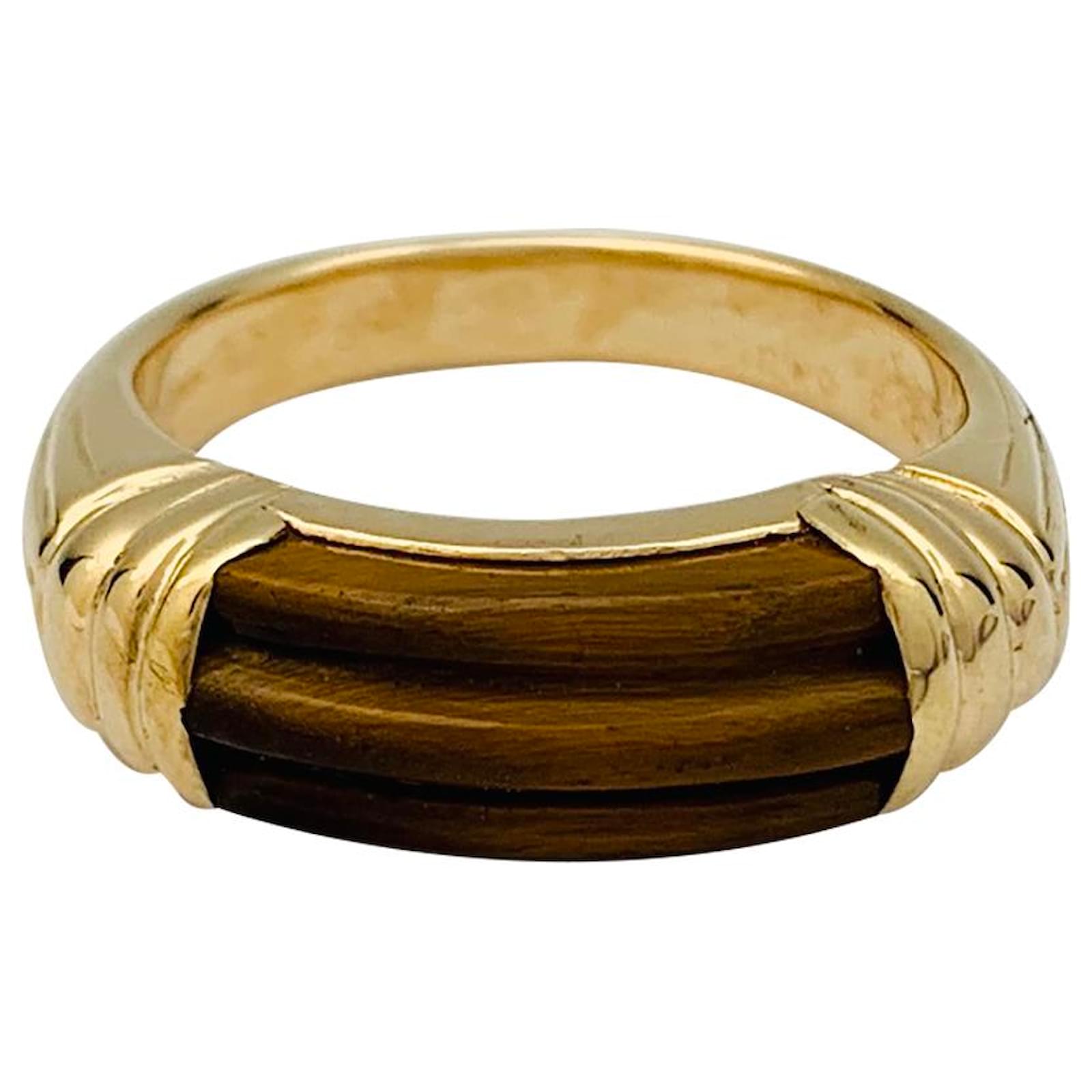 Vintage Cartier ring in yellow gold, Eye of upperr ref.676561 Joli Closet