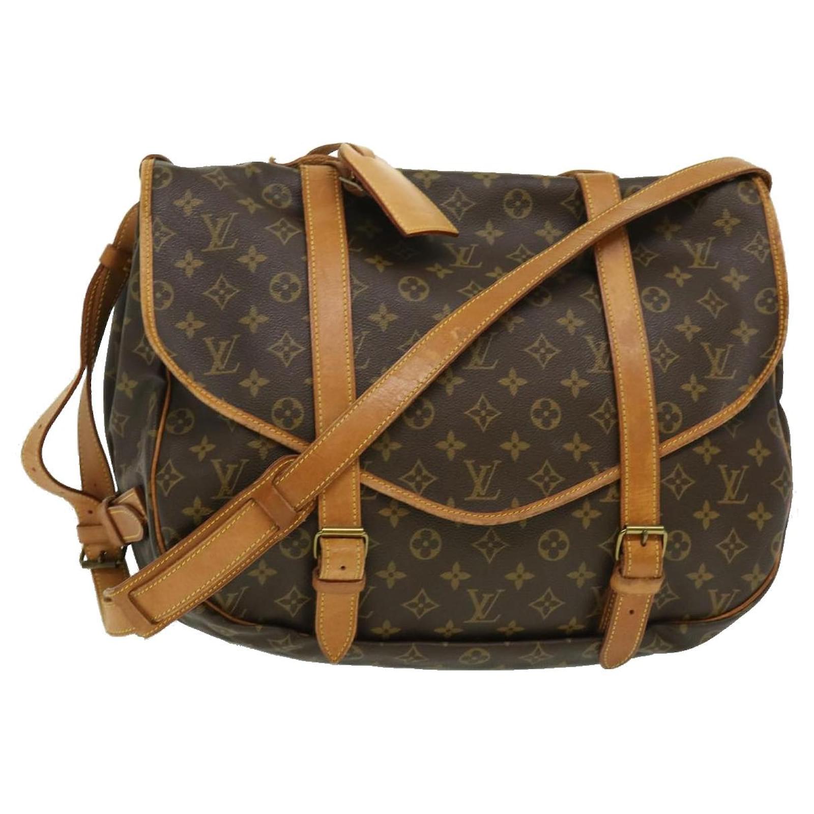Louis Vuitton Monogram Saumur 43 Shoulder Bag M42252 LV Auth