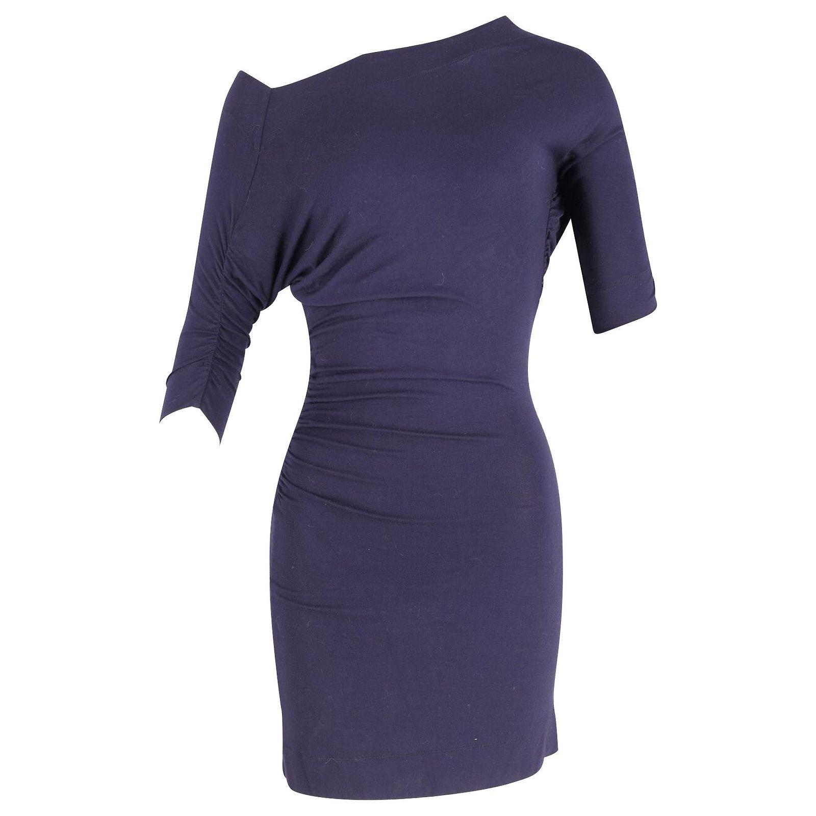 Robe Sans Manches All Saints Bleu Marine - Taille M (US 8) - Viscose, Mi-longue, Bon état