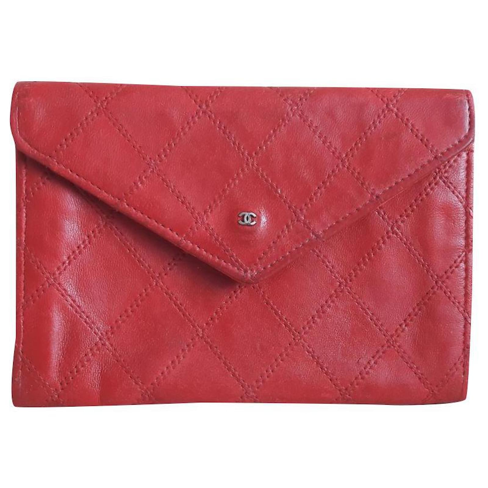 Chanel Wallets Red Leather ref.677842 - Joli Closet