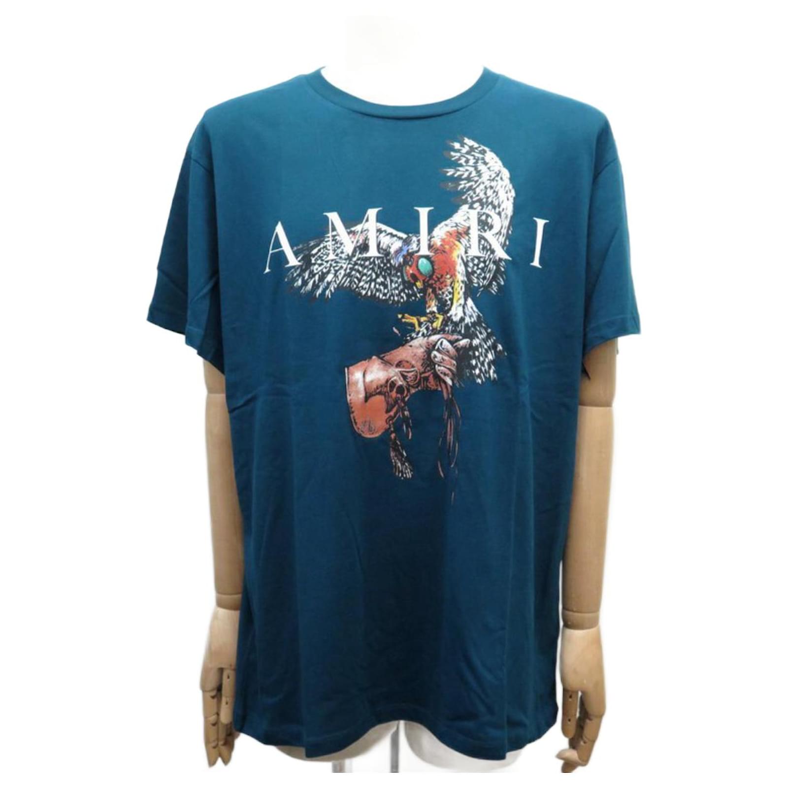 AMIRI, Shirts, Blue Amiri Falcon Tshirt Made Of Cotton