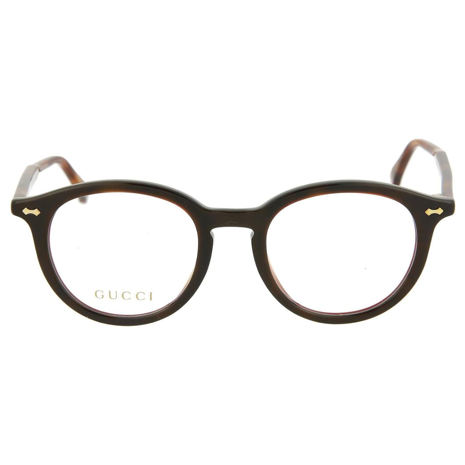 Gucci Round Frame Optical Glasses Acetate Cellulose Fibre Ref 679091 Joli Closet