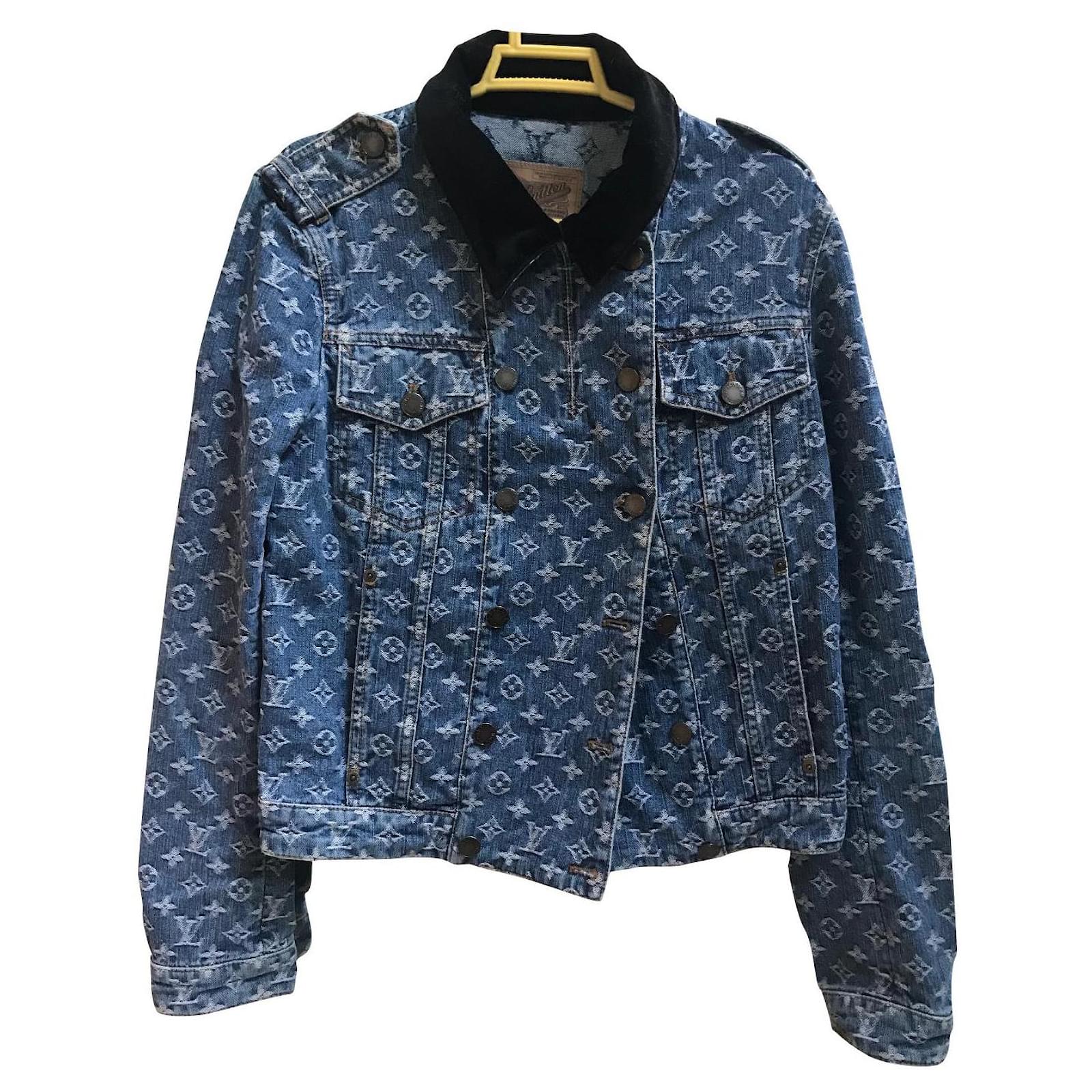 Louis Vuitton Jackets Blue Denim ref.679922 - Joli Closet