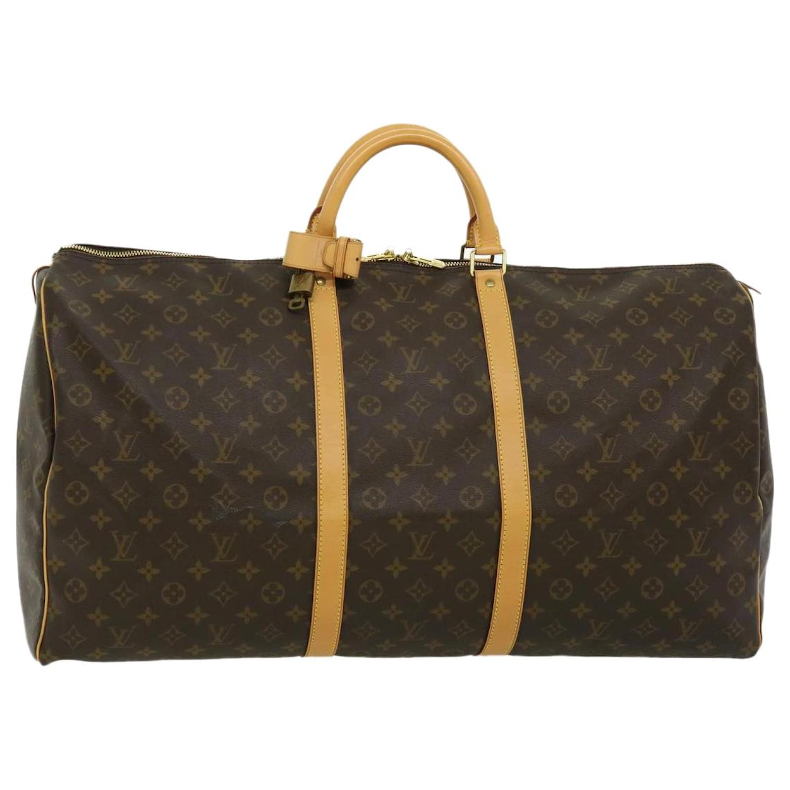 Louis Vuitton Monogram Keepall 60 Boston Bag M41422 LV Auth pt3663  