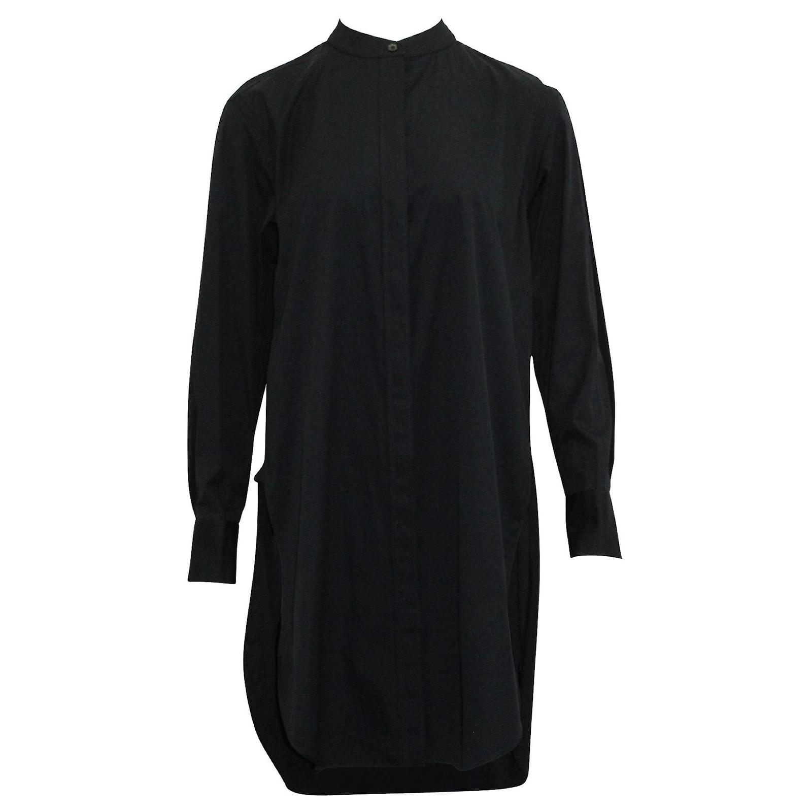 Jil Sander Navy Blue Shirt Dress Cotton ref.681559 - Joli Closet