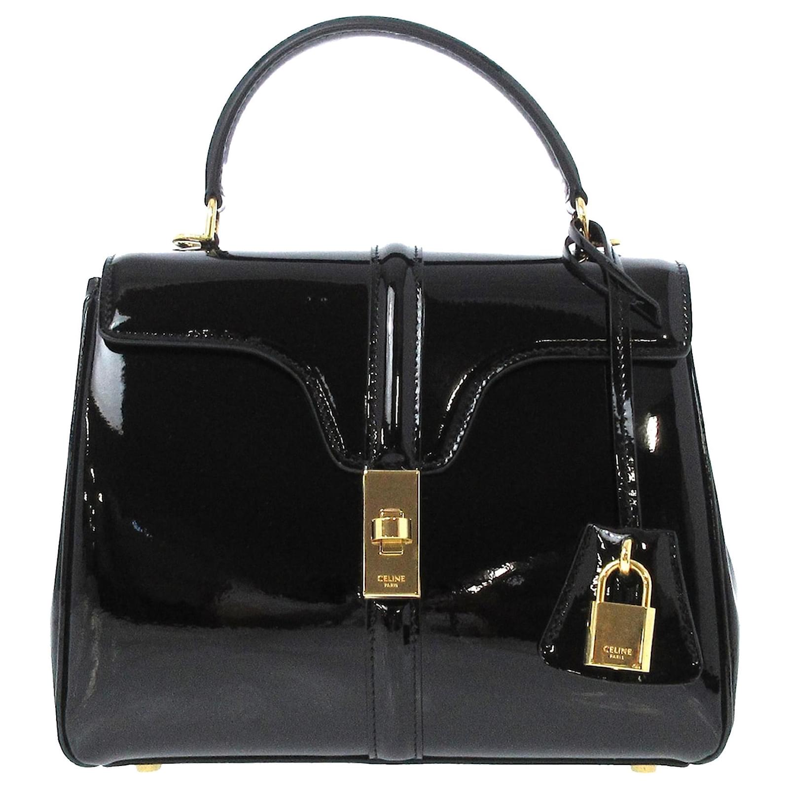 CELINE ジュディ フラットスリングバック_patent calfskin CELINE ジュディ フラットスリングバック / パテントカーフ