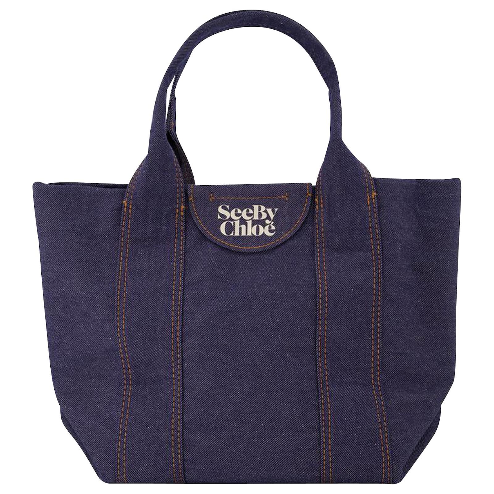 See by sale chloe denim tote