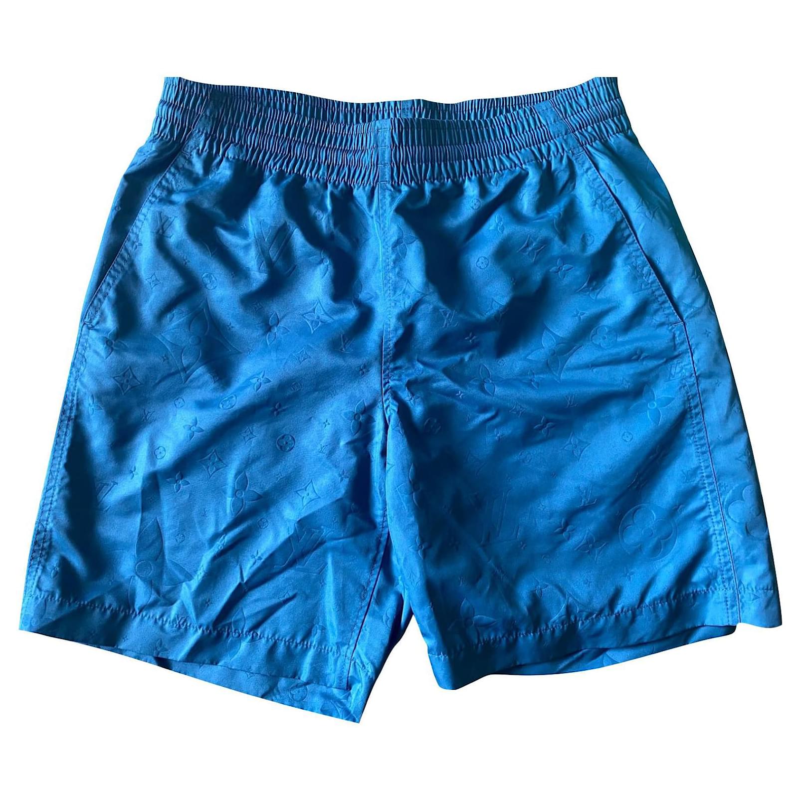 shorts de baño louis vuitton Azul Algodón ref.682588 - Joli Closet