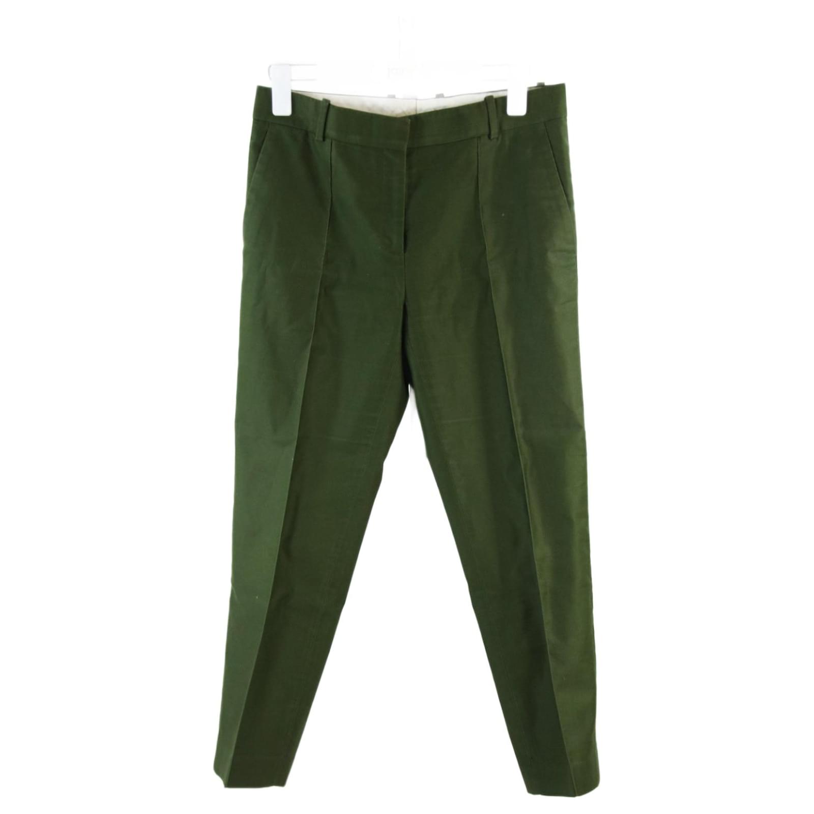 https://cdn1.jolicloset.com/imgr/full/2022/11/682834-1/khaki-cotton-celine-trousers-36-pants-leggings.jpg