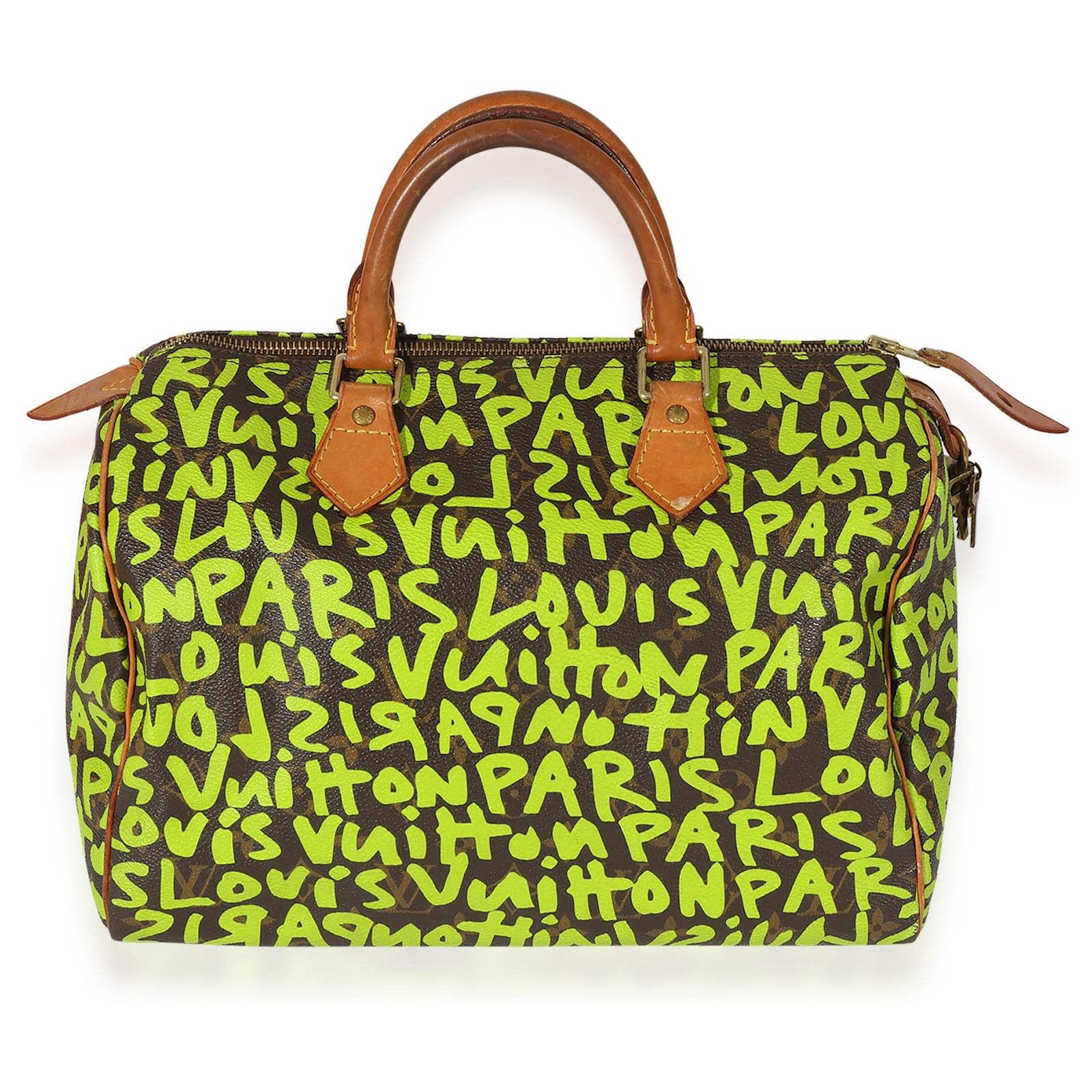 Louis Vuitton X Stephen Sprouse Monogram Graffiti Speedy 30 Leather  ref.683205 - Joli Closet