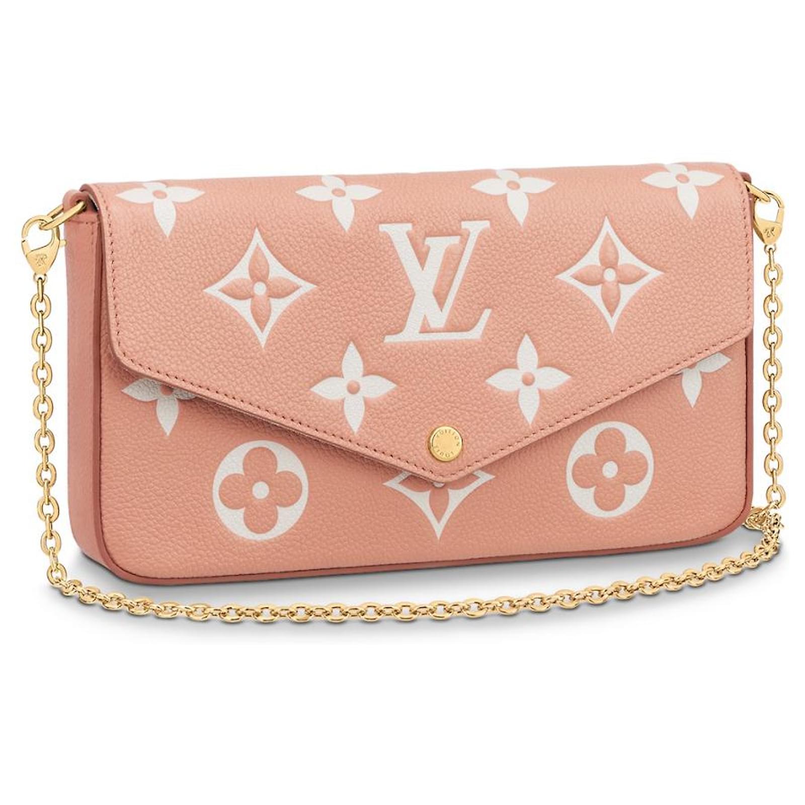 Louis Vuitton LV pink leather Felicie pochette ref.683719 - Joli