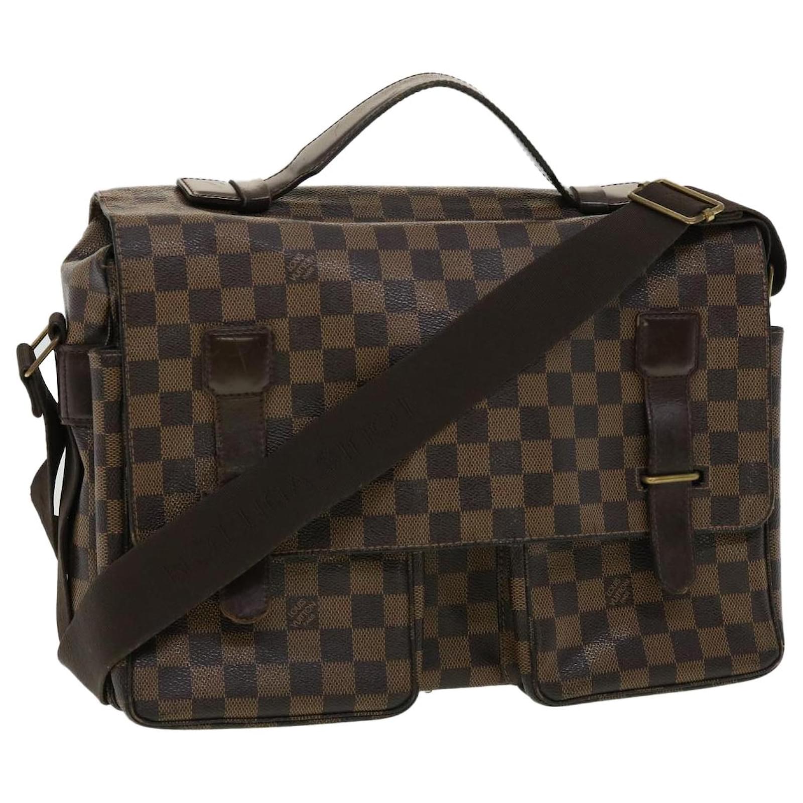 Louis Vuitton Broadway Damier Ebene Canvas Messenger Crossbody Bag