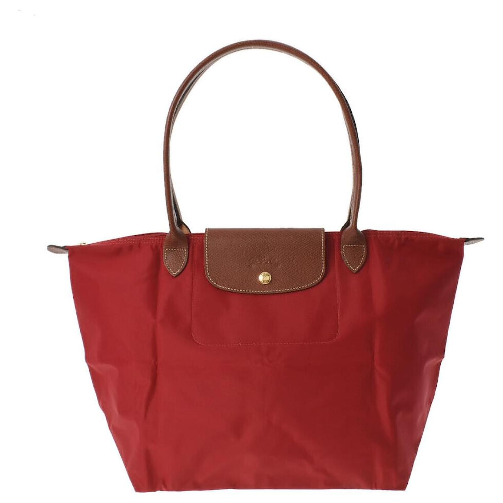 LONGCHAMP Red Leather ref.684874 - Joli Closet