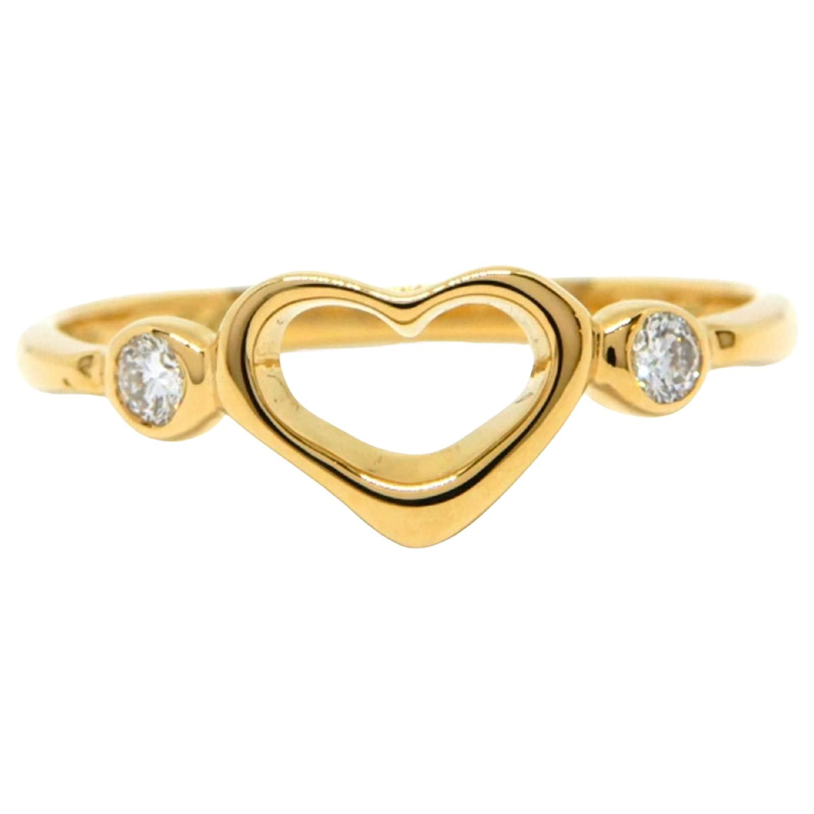 TIFFANY & CO. Open Heart Golden Yellow gold ref.685044 - Joli Closet