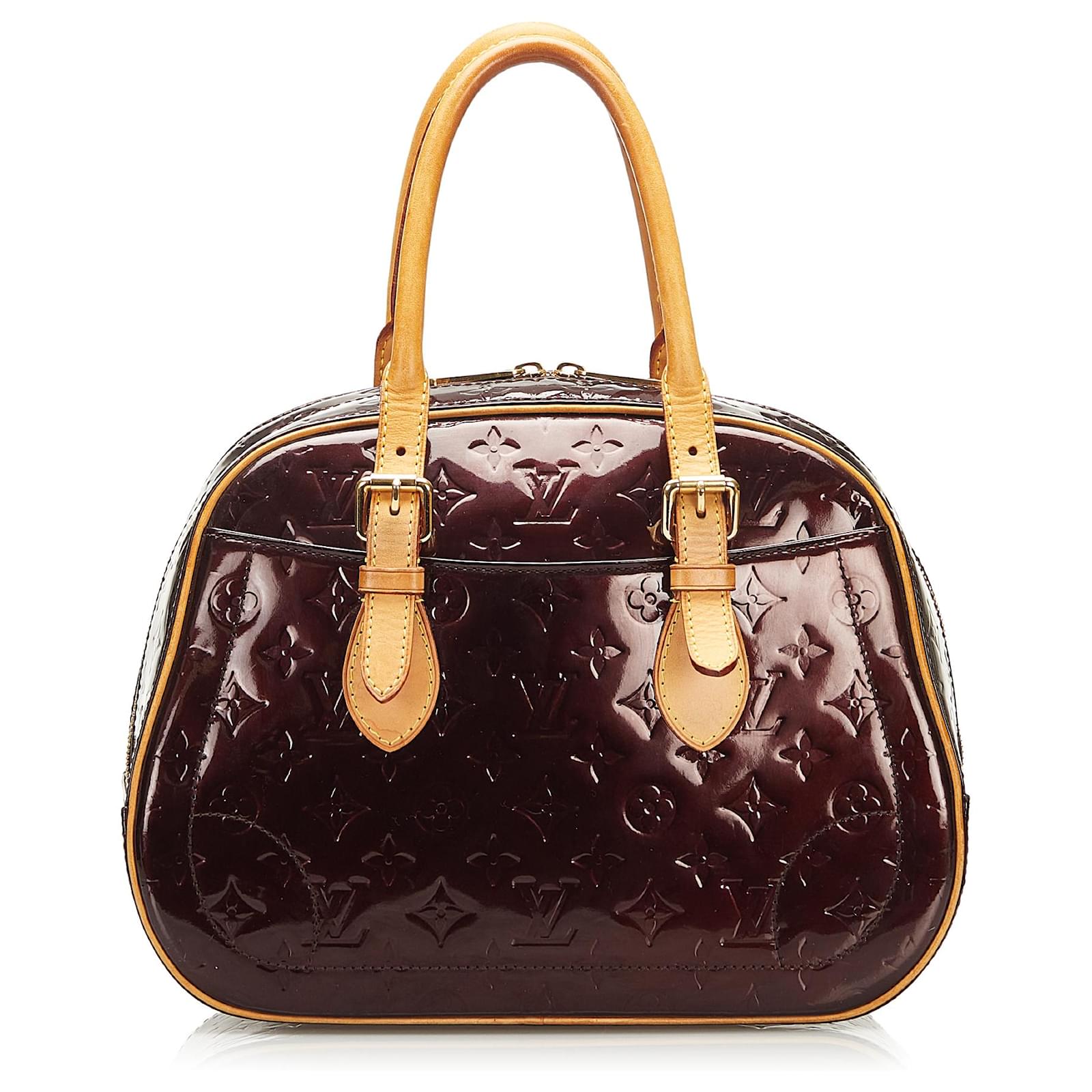 Louis Vuitton Summit Drive Monogram Vernis Patent Leather Top Handle Bag on  SALE