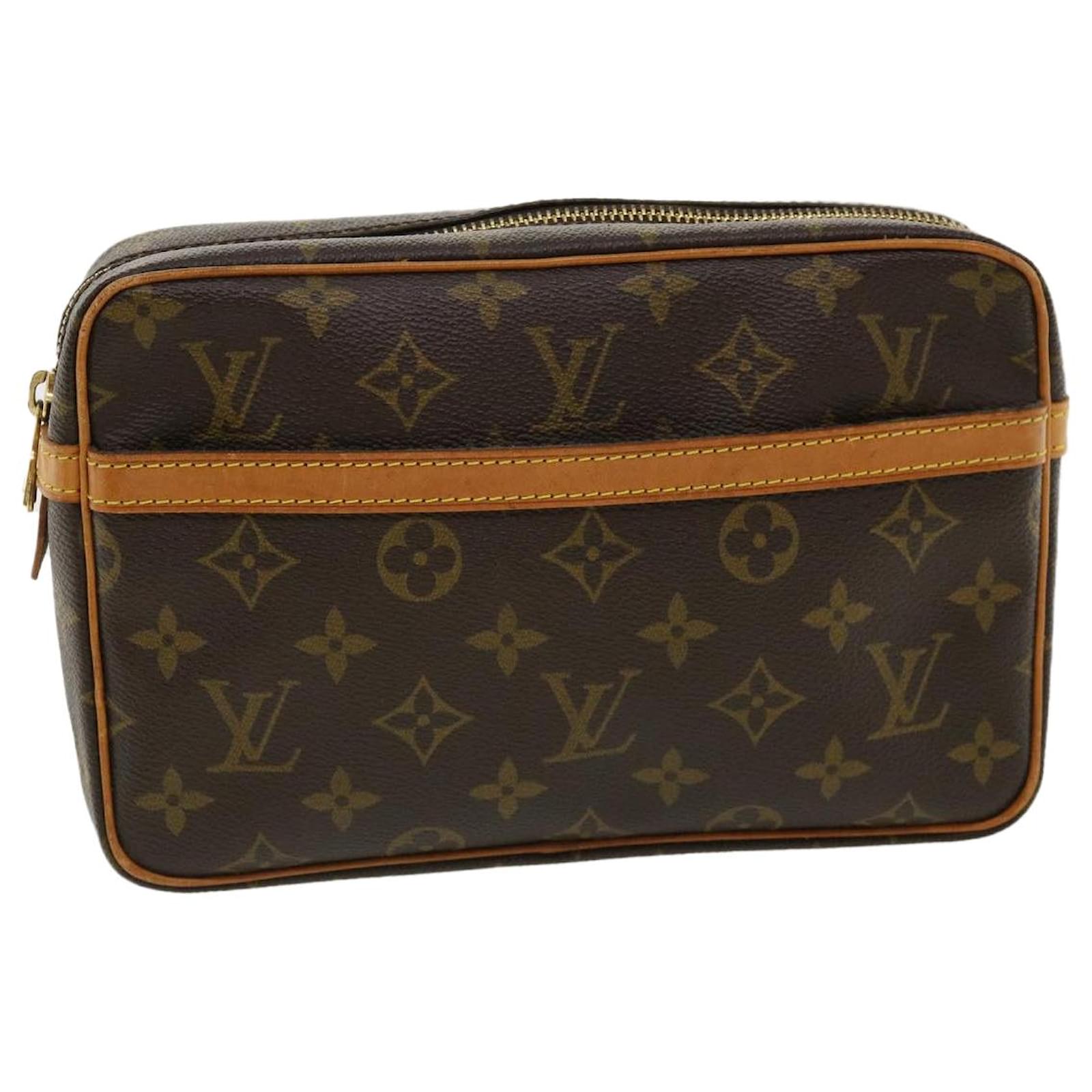 Auth Louis Vuitton Monogram Compiegne 23 M51847 Women's Clutch Bag,Pouch