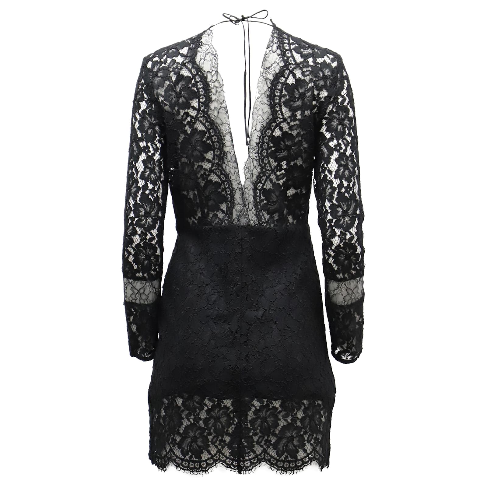 Sandro Beebs Robe Sandro Rose Dentelle Black Dress Robe Sandro