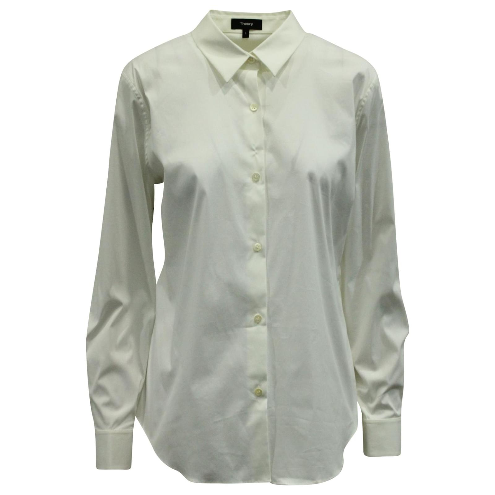Core Basic Button Down Shirt - White