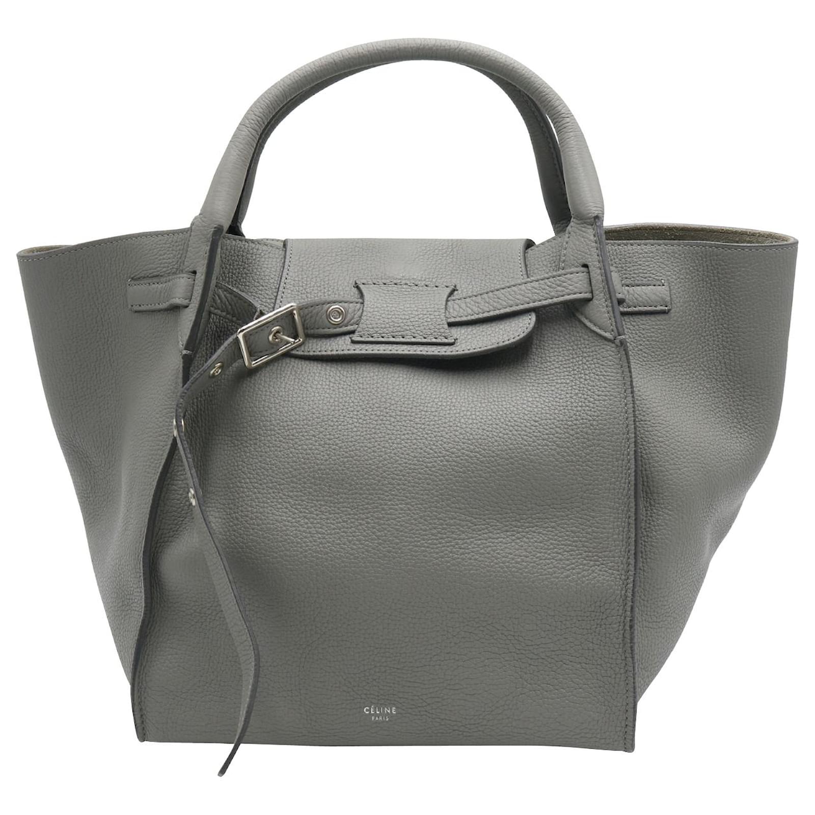 Celine Big Bag Nano Bucket - Grey Bucket Bags, Handbags