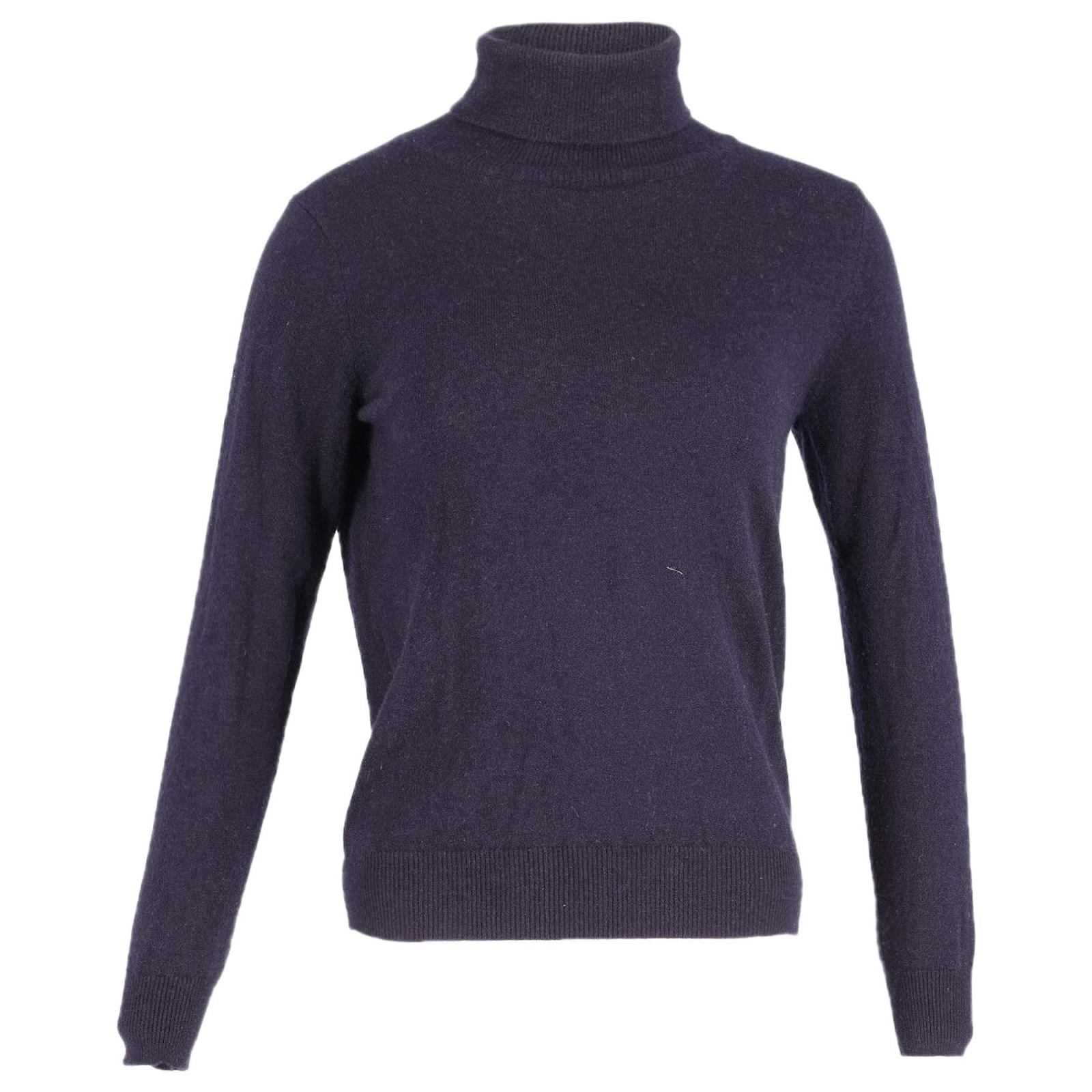 Autre Marque N.Peal Turtleneck Sweater in Navy Blue Cashmere Wool ref ...