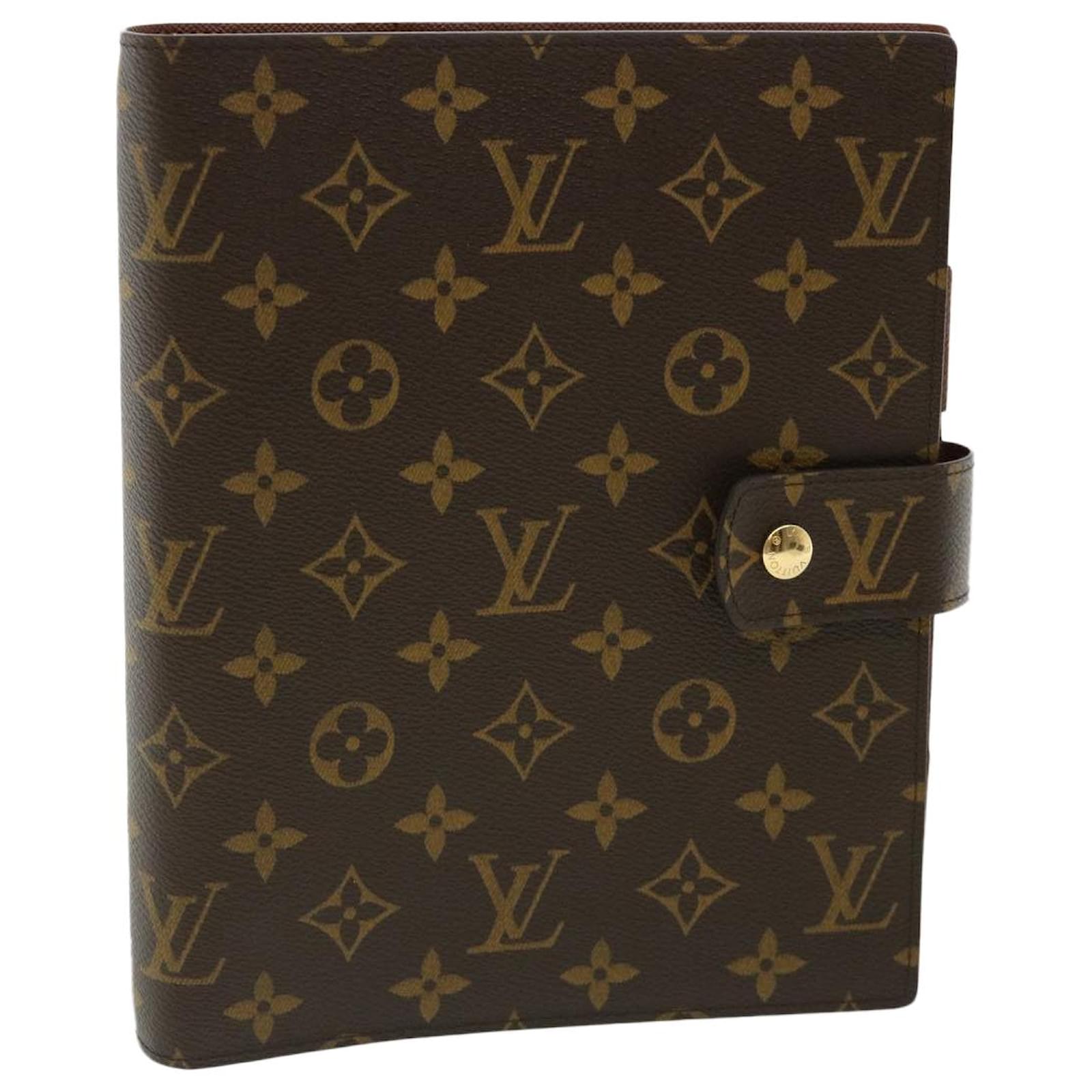 LOUIS VUITTON Monogram Agenda GM Day Planner Cover R20006 LV Auth 32322a  Cloth ref.687385 - Joli Closet