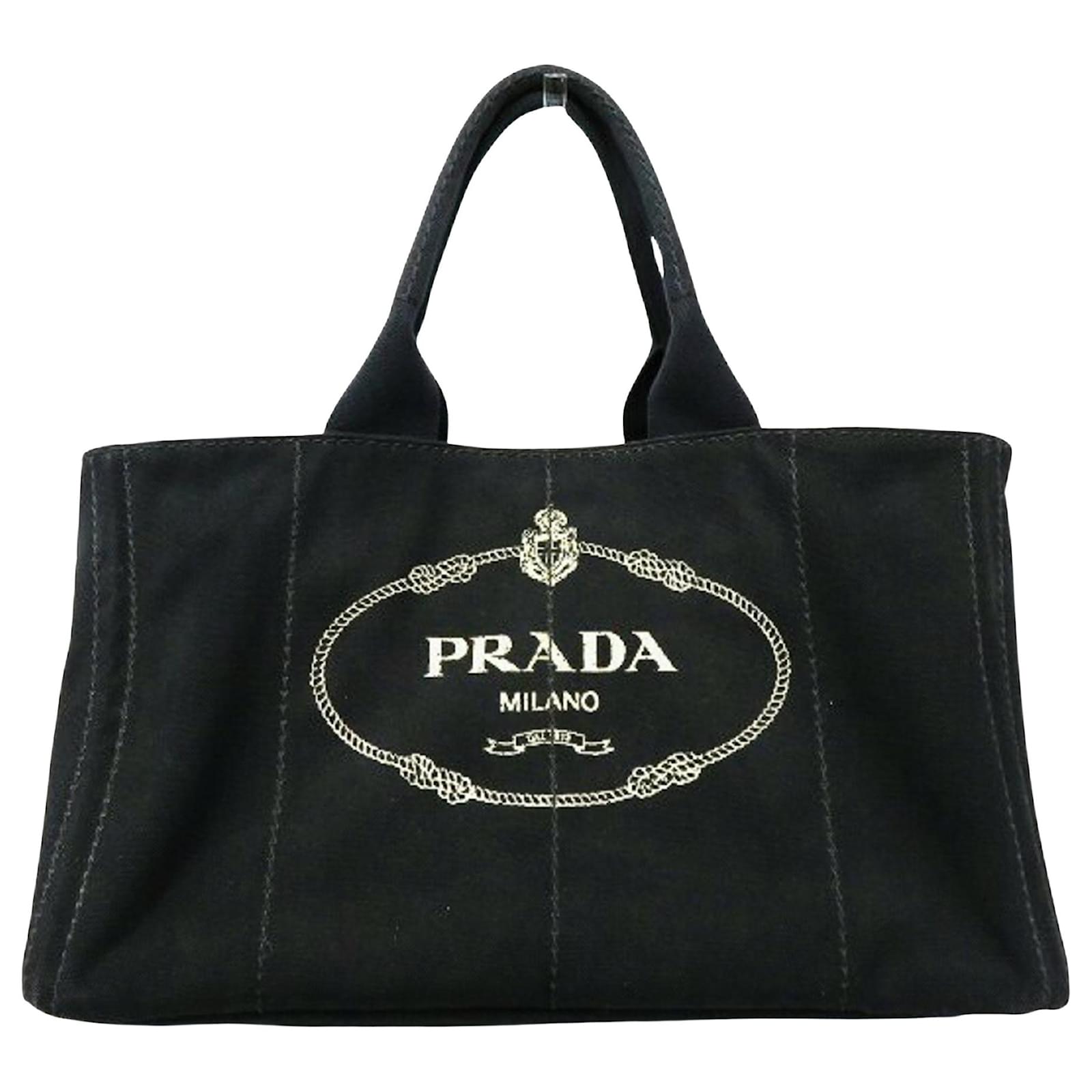 Prada Canapa Black Cloth ref.687620 - Joli Closet