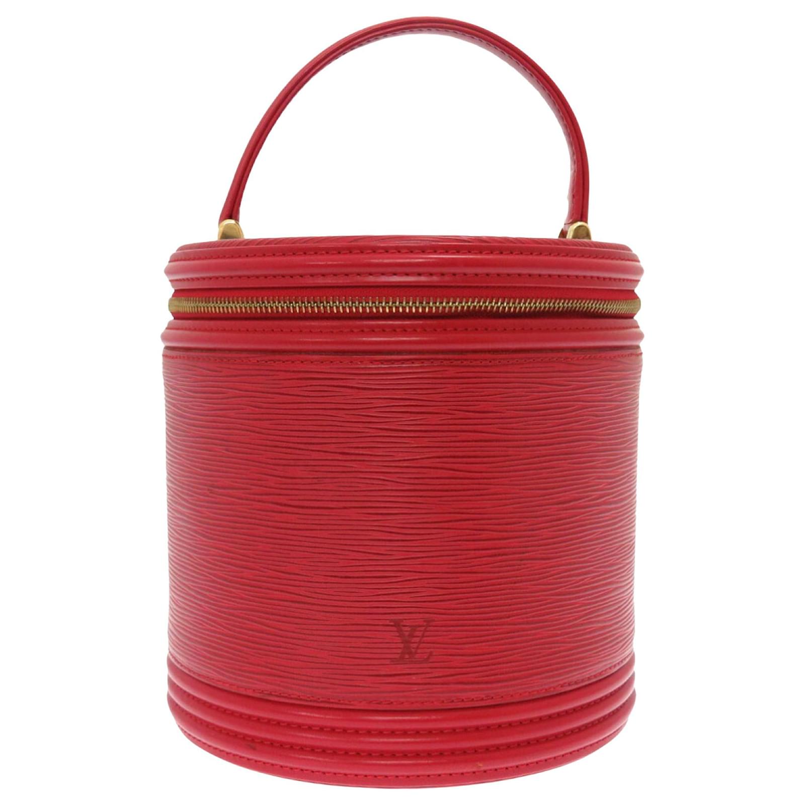 Louis Vuitton Cannes Cuir Rouge ref.687848 Joli Closet