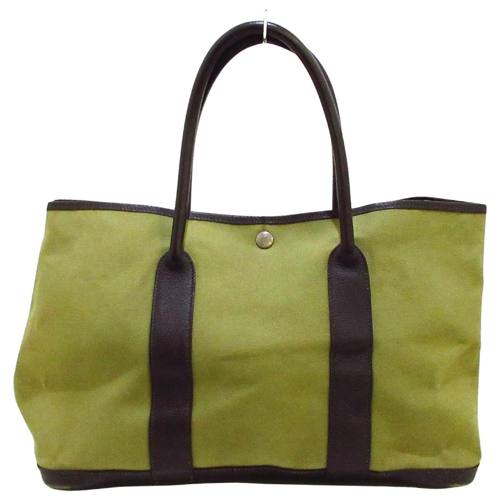 Hermès Garden Party Green Leather ref.688247 - Joli Closet