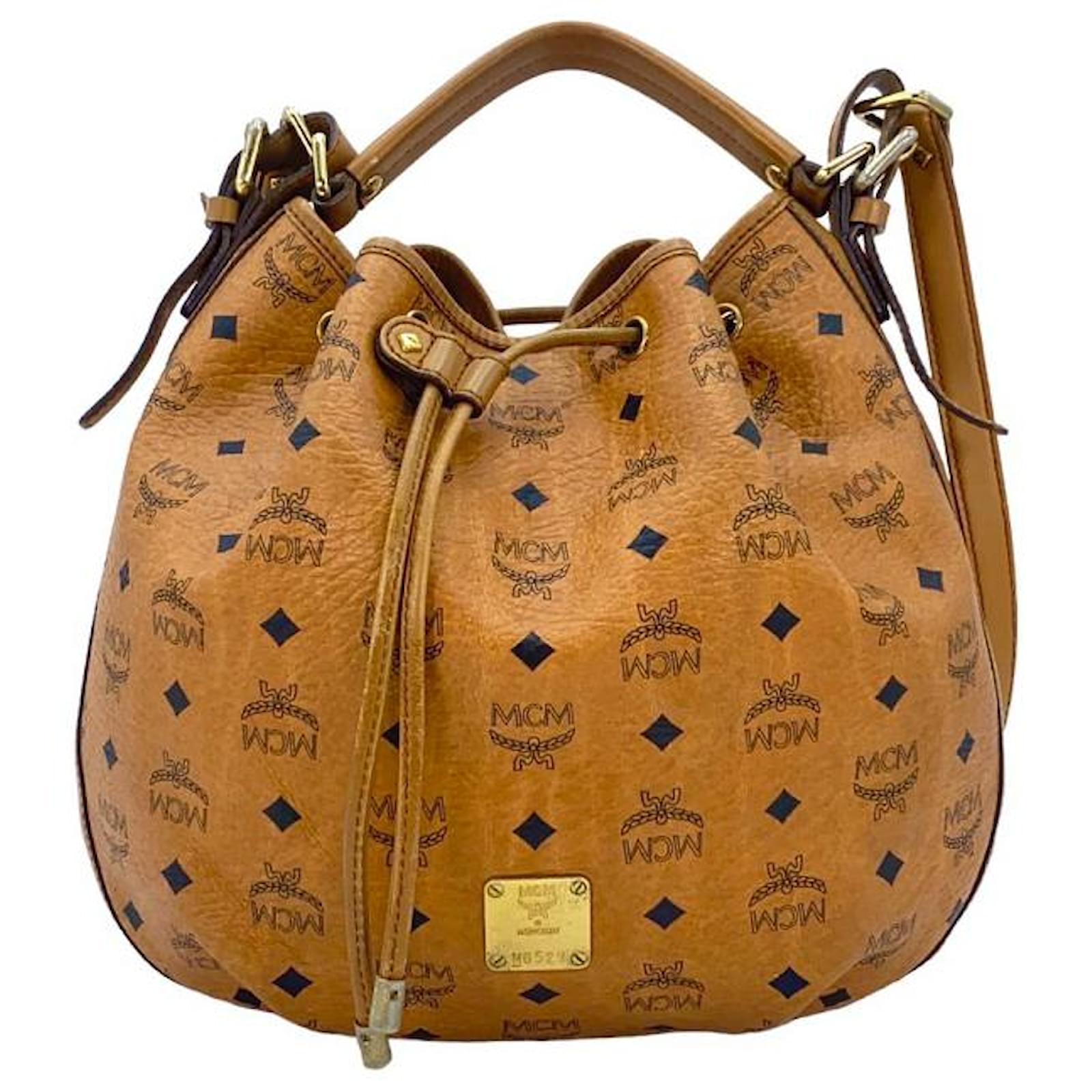 Ngetasche Cognac Mcm UmhÃ¤ngetasche Visetos Original Mcm UmhÃ