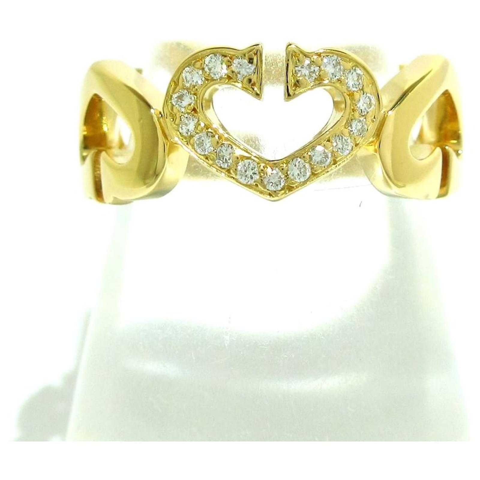 Cartier C heart Golden Yellow gold ref.689041 Joli Closet